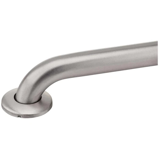 Stainless Steel Grab Bar for Bathroom Safety - 1.5 Inch Diameter, Adjustable Length (12/16/18/24 Inches) - ADA Compliant Shower Handle for Elderly & Disabled - Non-Slip Bathroom Support Bar for Toilet & Tub