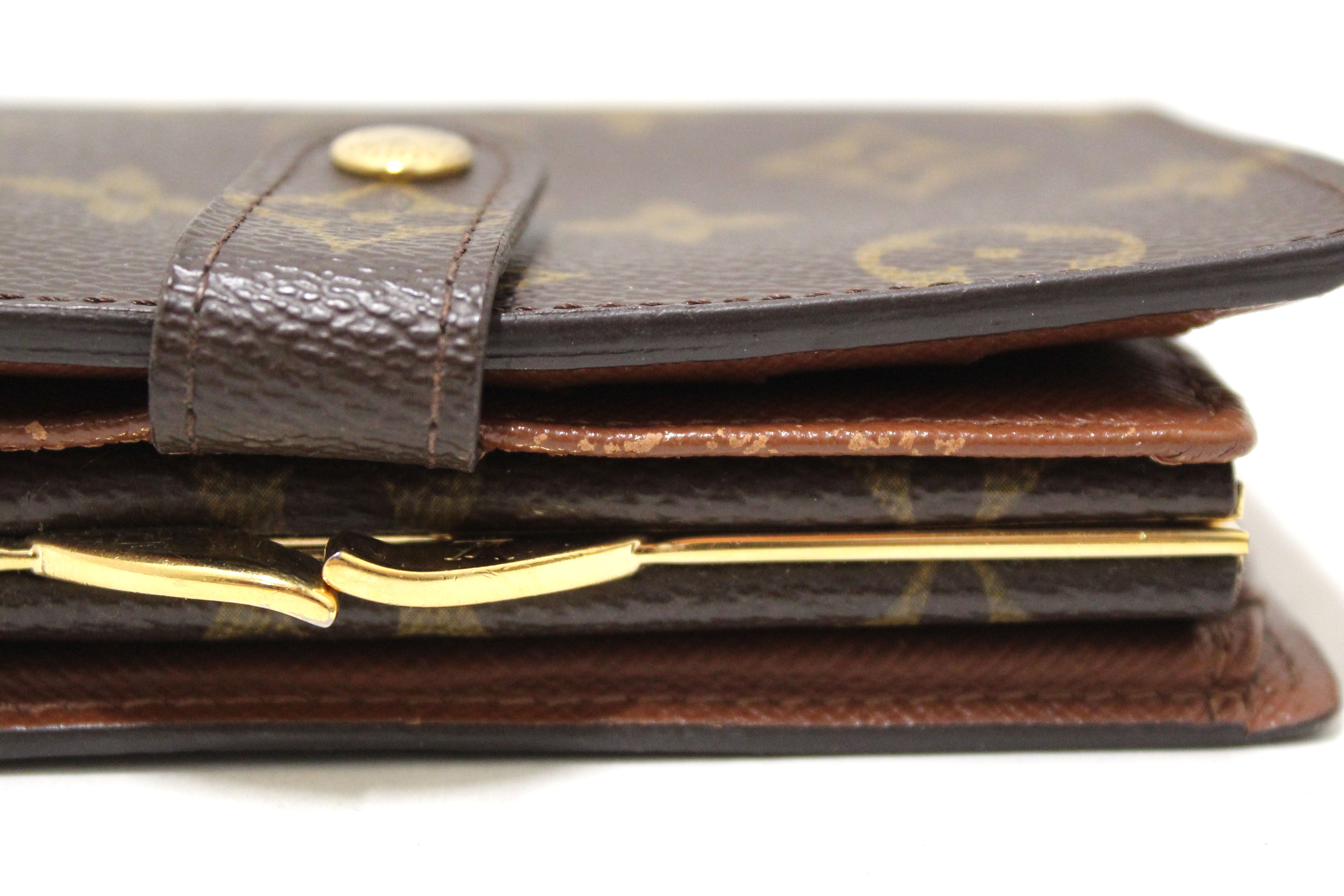 Authentic Louis Vuitton Monogram Canvas French Wallet for Women - Luxury Slim Bifold Credit Card Holder with RFID Protection - Perfect for Everyday Use, Travel & Gifts