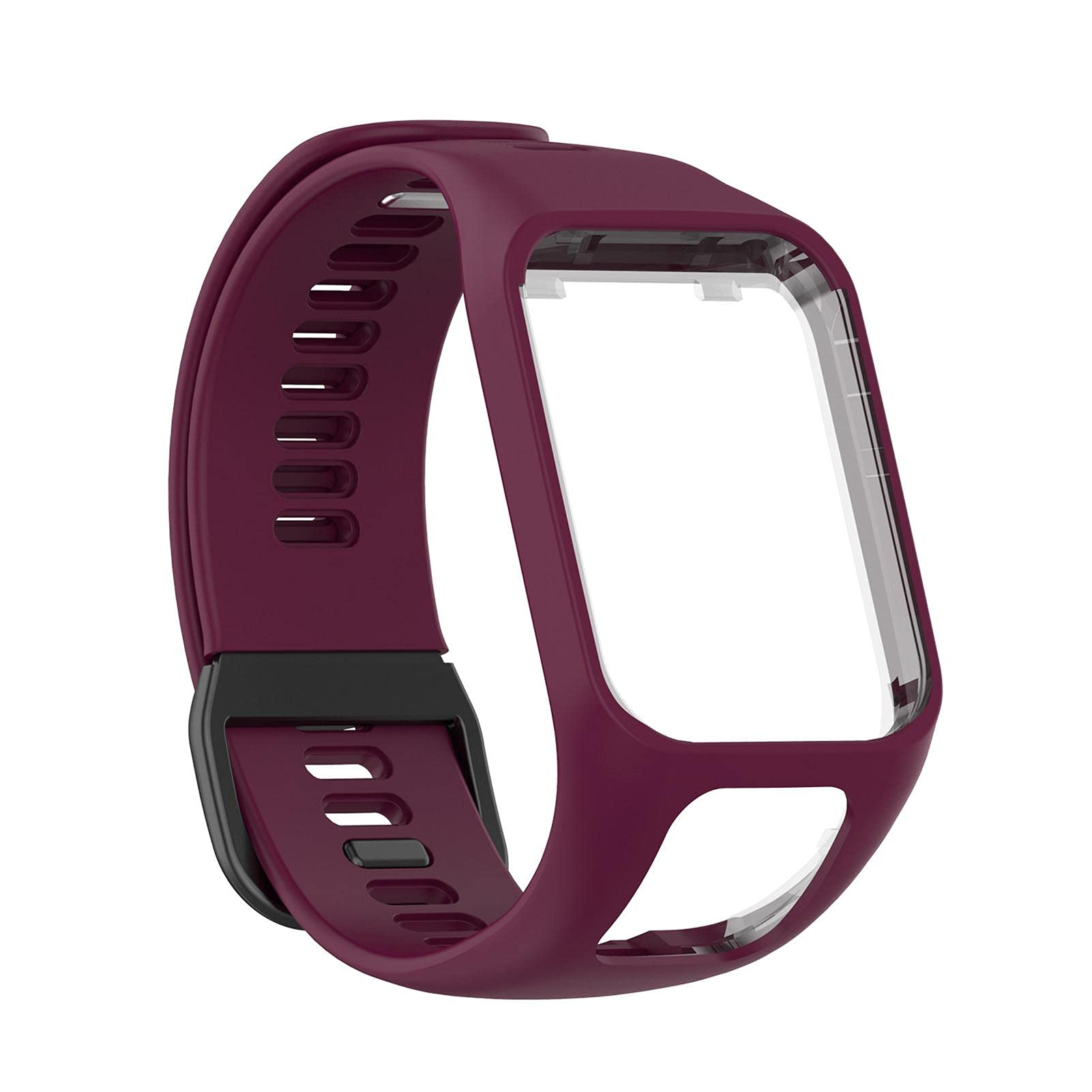 Waterproof Silicone Replacement Wrist Strap for TomTom Runner 23 & Spark - Adjustable Smart Watch Band Compatible with TomTom Fitness Trackers | Perfect for Running, Swimming & Outdoor Activities