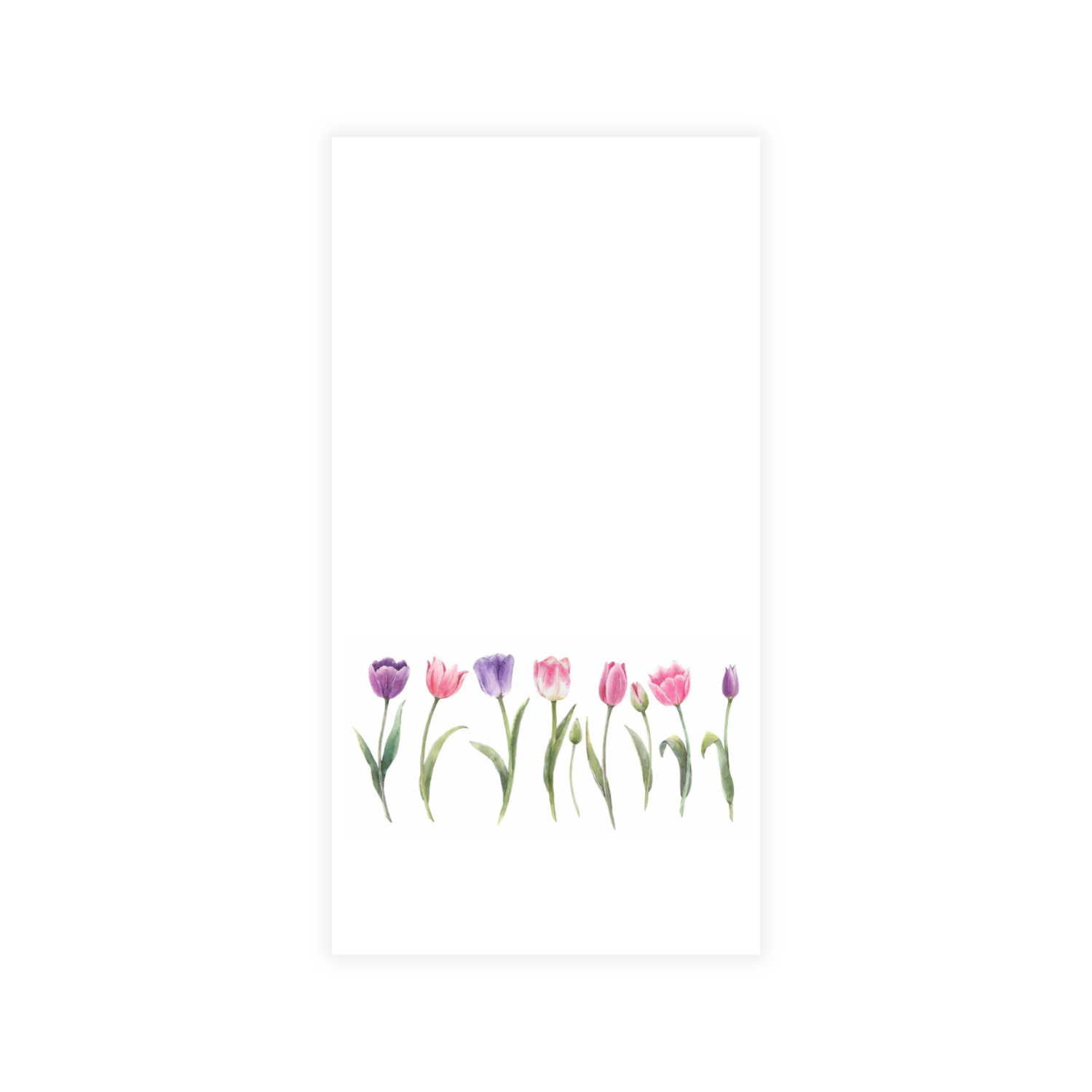 Disposable Linen-Like Paper Guest Towels - 16 Pack Tulip Stripe Design | Soft & Absorbent for Parties, Weddings & Home Use