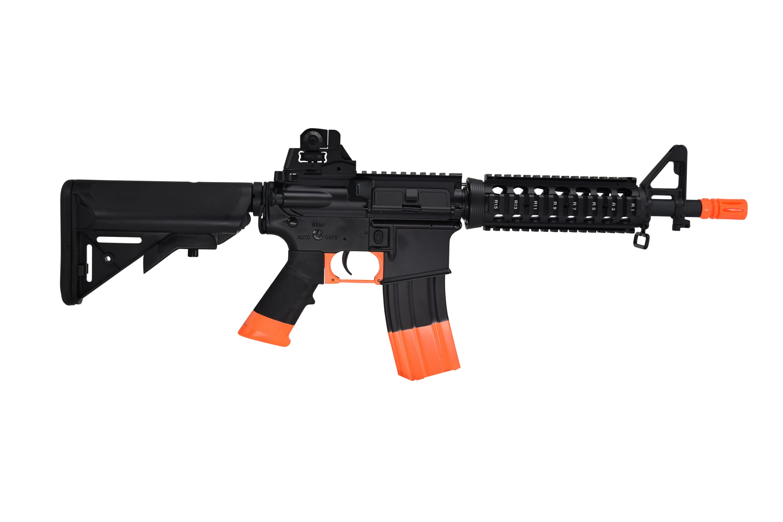 SOFT AIR USA Colt M4 CQB AEG Electric Airsoft Rifle - High Power 453 FPS, Black - Perfect for Tactical Training, Outdoor Games & Military Simulation
