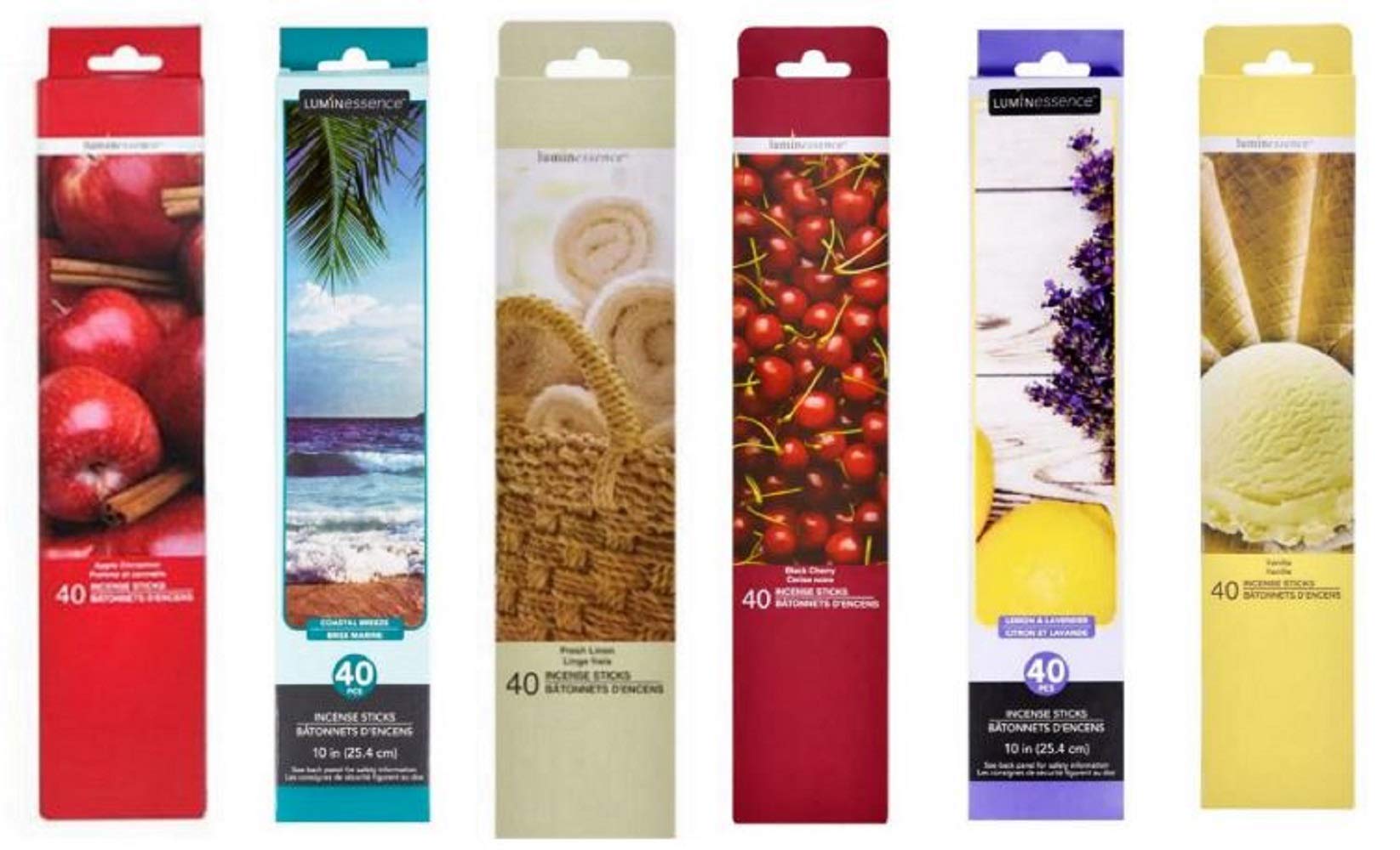 Luminessence Variety Tealight & Scented Votive Candles with Incense Sticks - 6-Piece Aromatherapy Set for Relaxation, Meditation & Home Decor