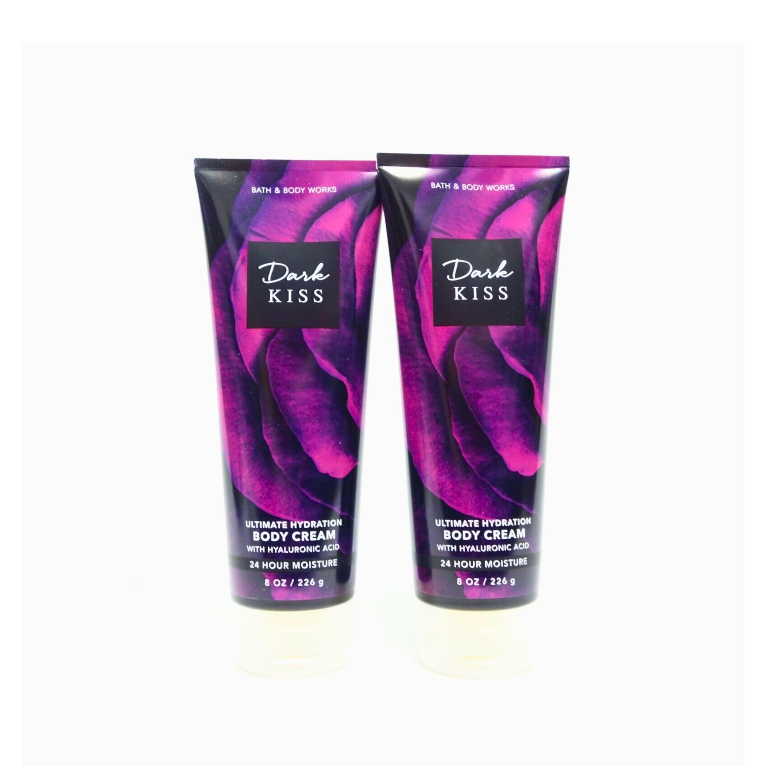 Bath & Body Works Dark Kiss Body Cream Gift Set - 2 Pack (8oz Each) | Moisturizing & Hydrating Lotion for Dry Skin | Perfect for Gifts, Self-Care & Daily Skincare Routine