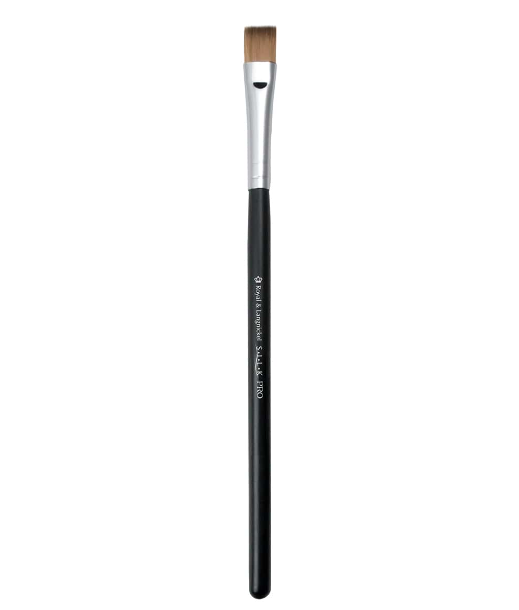 Professional Flat Eyeliner Brush for Precise Makeup Application - Perfect for Winged Eyeliner, Smokey Eyes & Detailed Eye Makeup - Vegan & Cruelty Free Beauty Tool