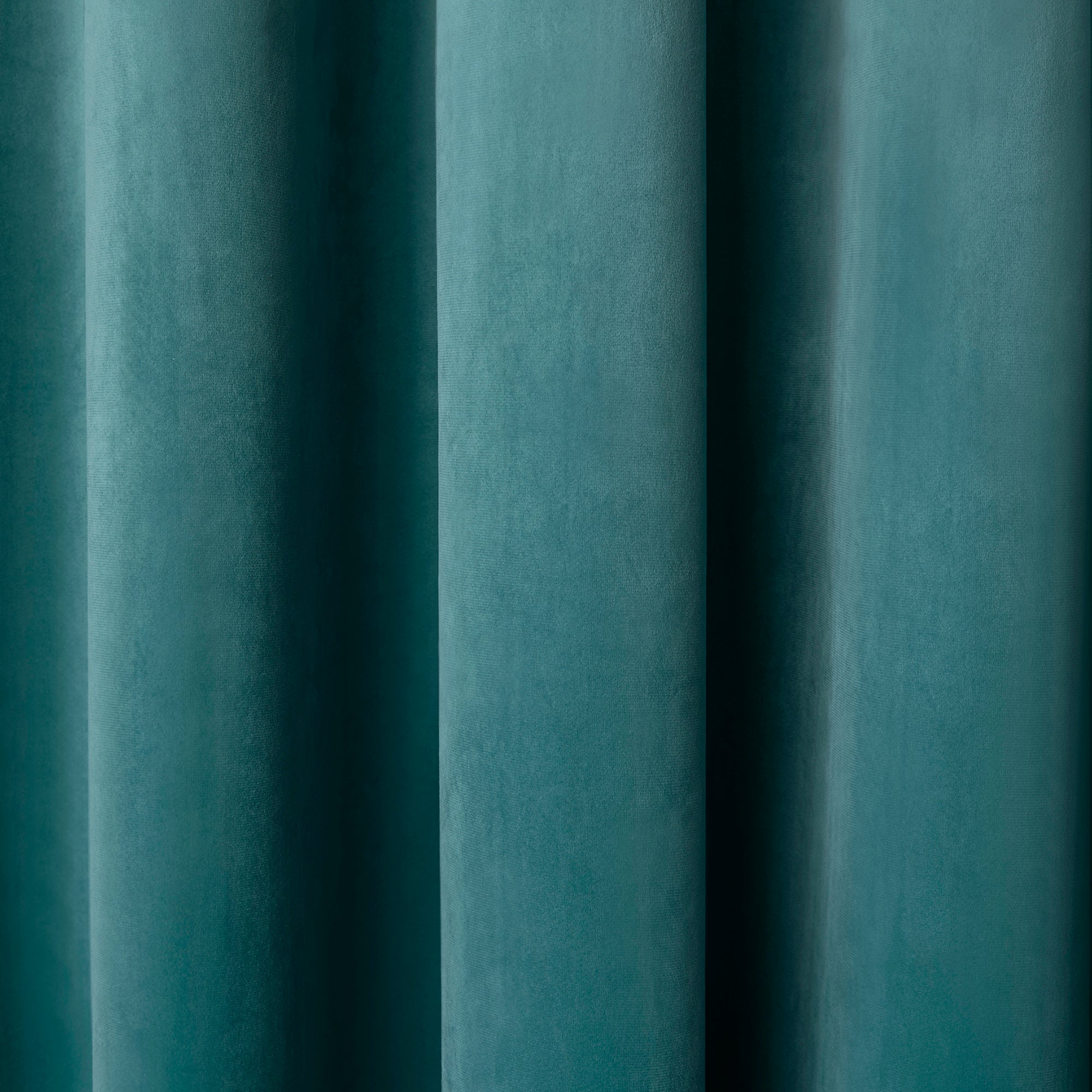 Laurence Llewelyn Bowen Montrose Eyelet Curtains in Teal - Elegant Window Treatments for Living Room & Bedroom Decor