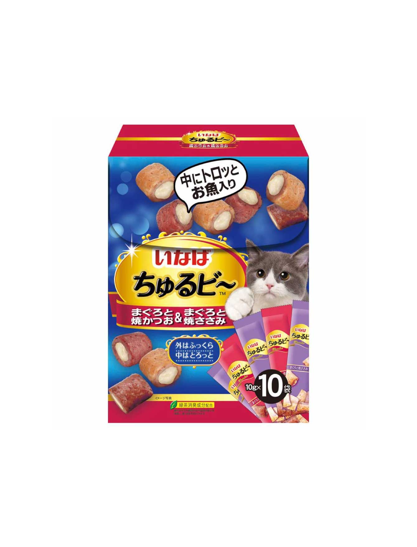 Ciao Churubee Festive Box Cat Treats 10g (10pc/pack) - Delicious Snacks for Holidays & Special Occasions