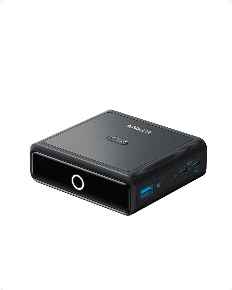 Anker 100W Fast Charging Station - Compatible with Anker Prime Power Bank (Base Only) | High-Speed Charging for Phones, Tablets & Laptops | Perfect for Home, Office & Travel