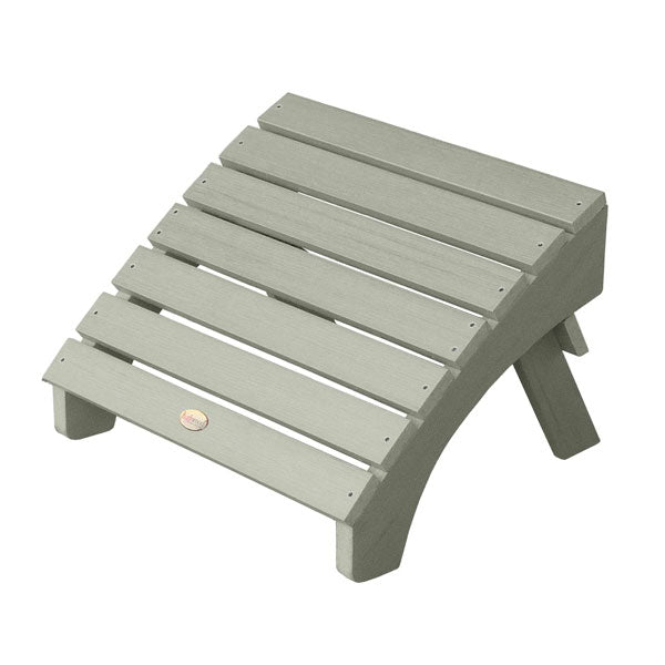 Premium Outdoor Folding Adirondack Ottoman - Waterproof Patio Footrest & Garden Lounge Chair Accessory for Deck, Poolside & Backyard Relaxation
