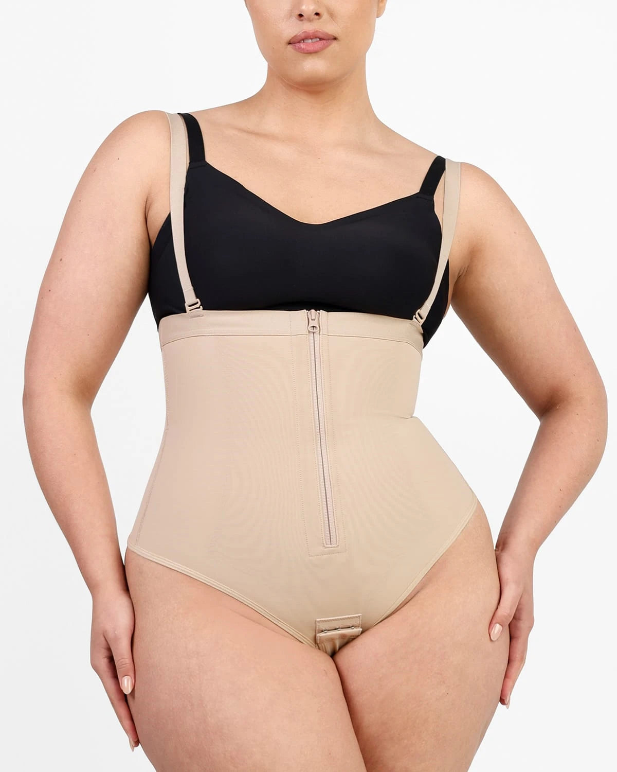 AirSlim® High Waisted Thong Panty Shapewear for Women - Tummy Control Underwear for Smoothing & Slimming - Perfect for Dresses, Jeans & Special Occasions