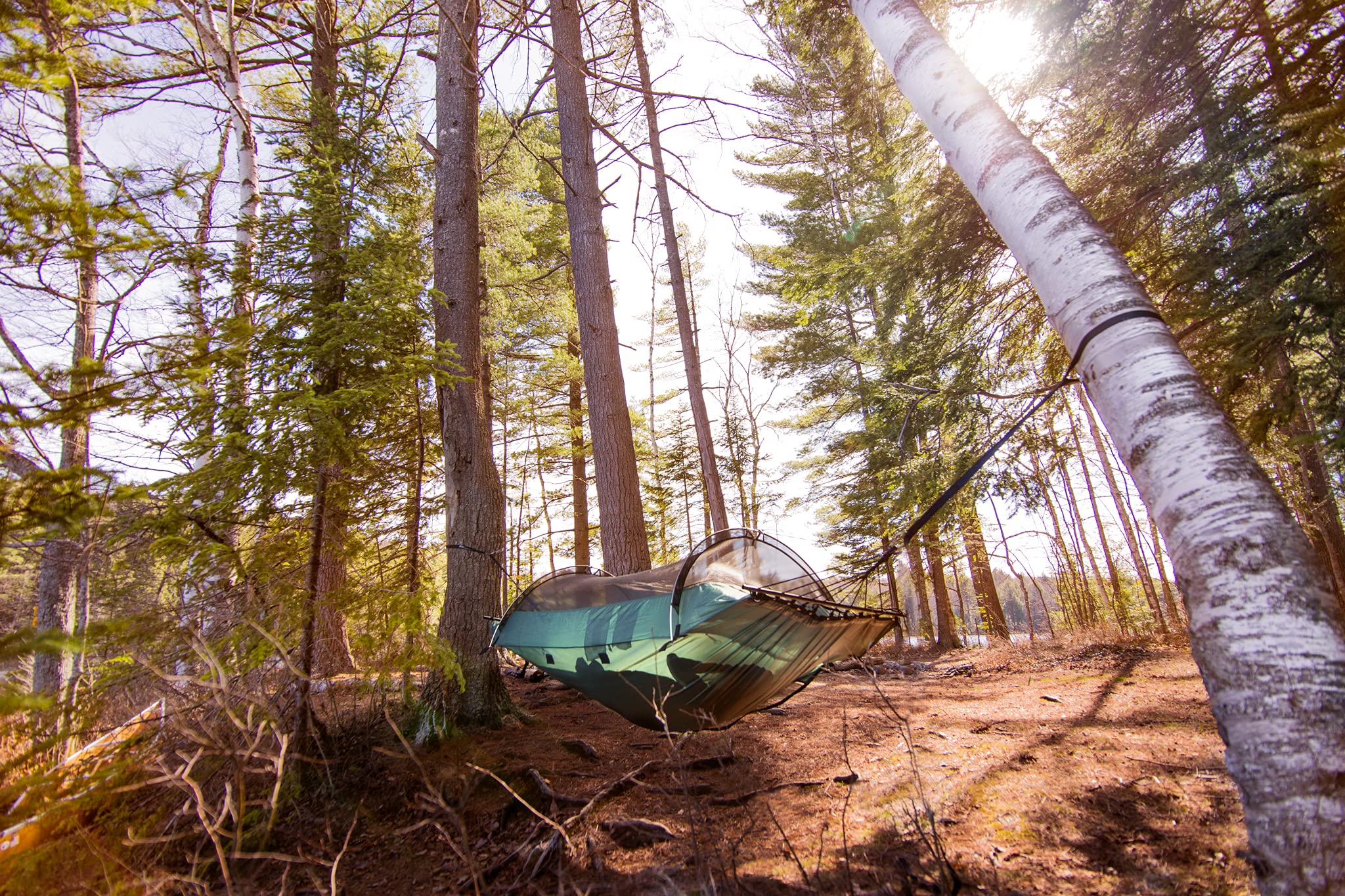 Lawson Hammock Blue Ridge Camping Hammock - Portable Lightweight 2-in-1 Hammock Tent for Backpacking, Hiking & Outdoor Adventures - Perfect for Camping, Backyard Relaxation & Travel
