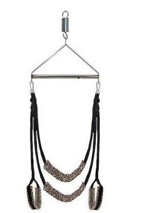 Premium Stainless Steel Triangle Frame & Spring Adult Toy - Sensual Bondage Gear for Couples & BDSM Play