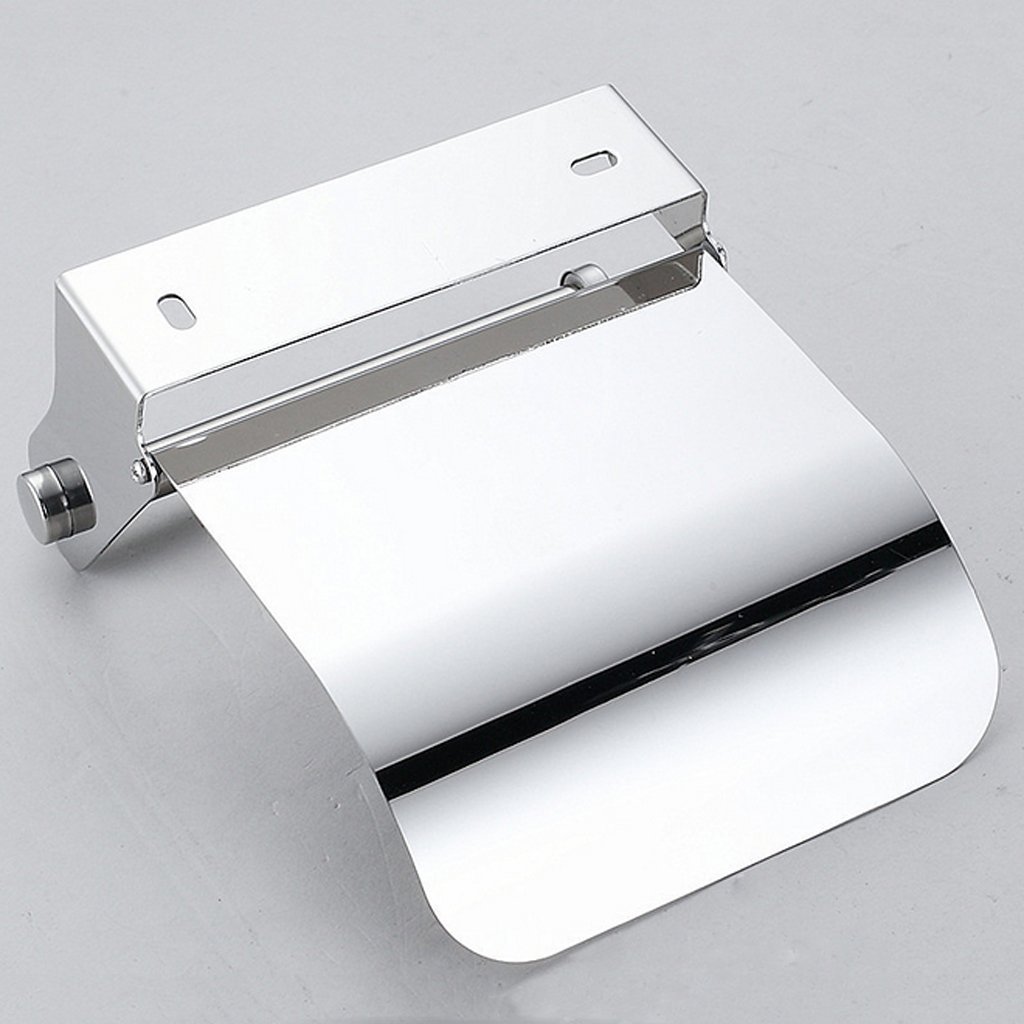 Stainless Steel Toilet Tissue Paper Holder - Modern Bathroom Accessory for Home & Office | Durable & Rust-Proof Design | Made in India
