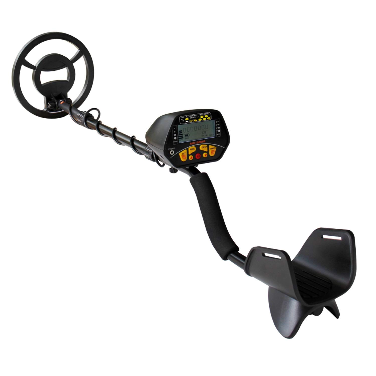 JJXX-BZ MD-3028 Professional Gold & Metal Detector - Long Range Digital Electrical Tester for Gold, Iron, Pipes & Recycling | Treasure Hunting, Security Screening, Construction & Archaeology Use