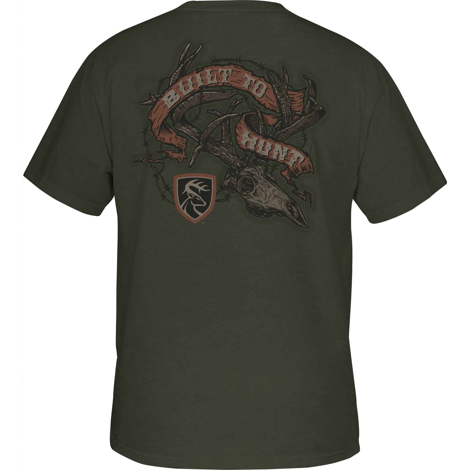 Built To Hunt T-Shirt for Outdoor Enthusiasts - Durable Hunting Shirt for Men - Perfect for Hunting, Camping, and Outdoor Adventures