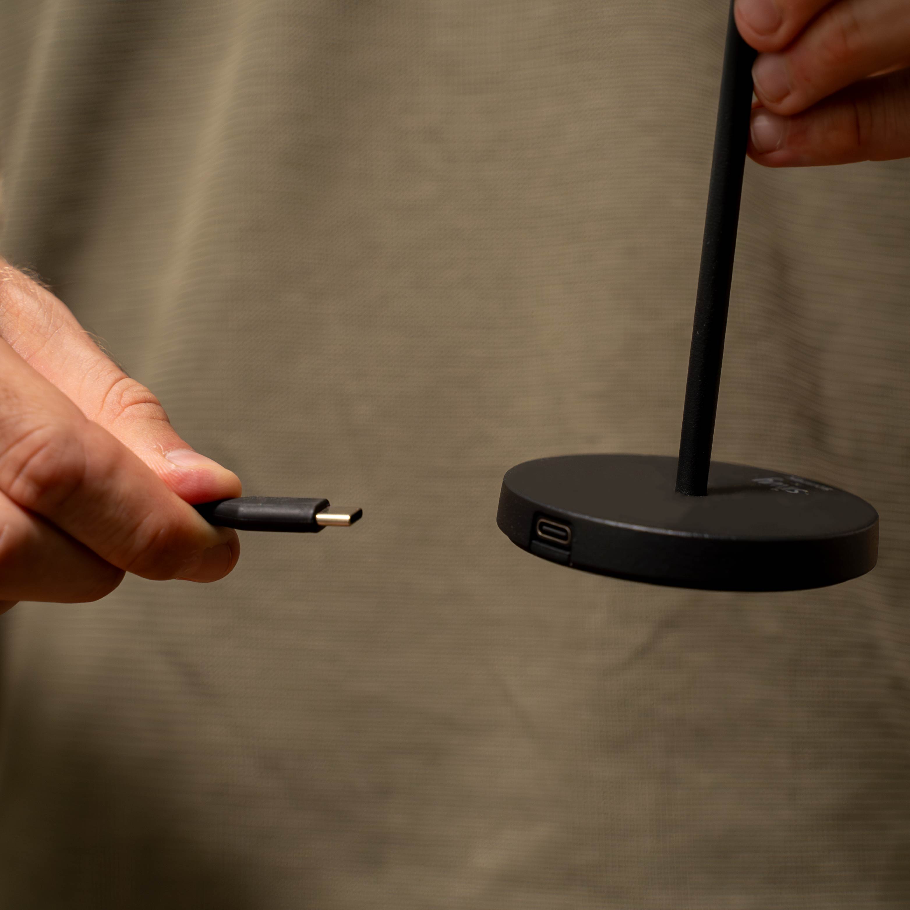 MONACO BLACK Magnetic LED Light with Base Set - Perfect for Kitchen, Office, and Bedroom Lighting
