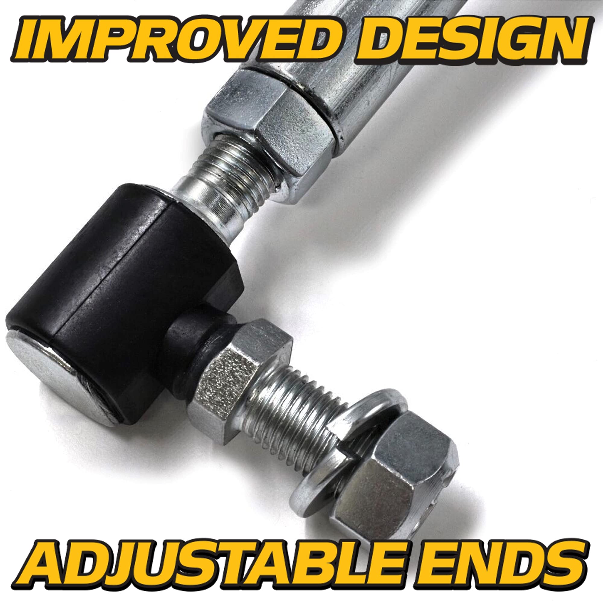 HD Switch - Adjustable LH/RH Steering Drag Link Set for Snapper Lawn & Garden Tractors - Replaces 705084 & 705085 - Includes Sector Gear Dust Caps - Perfect for Smooth Steering & Enhanced Durability in Lawn Mowing & Landscaping