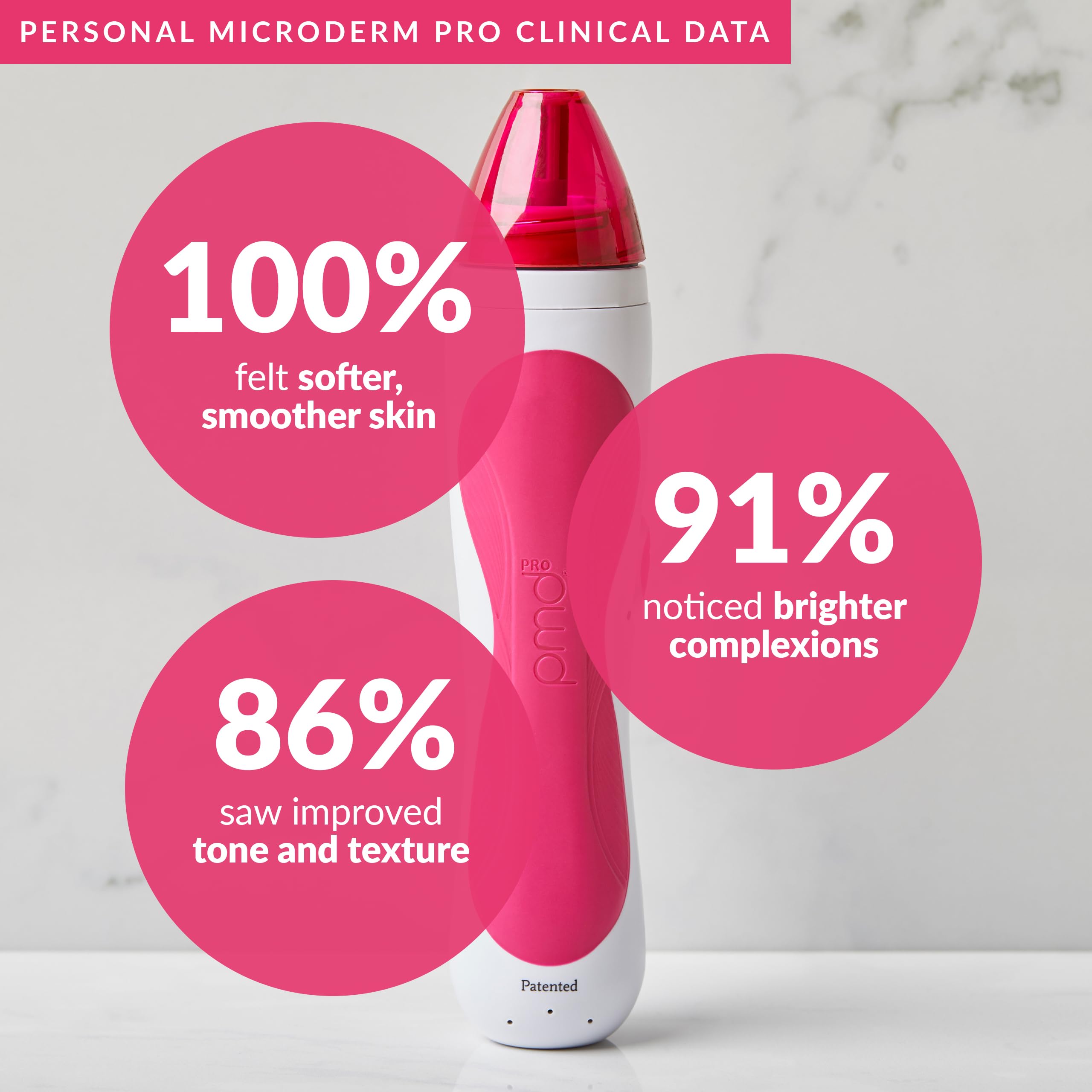 PMD Personal Microderm Pro - At-Home Microdermabrasion Machine Kit for Face & Body - Exfoliating Crystals & Vacuum Suction for Glowing Skin - Adjustable Speed - Perfect for Anti-Aging, Blackhead Removal & Skin Rejuvenation at Home