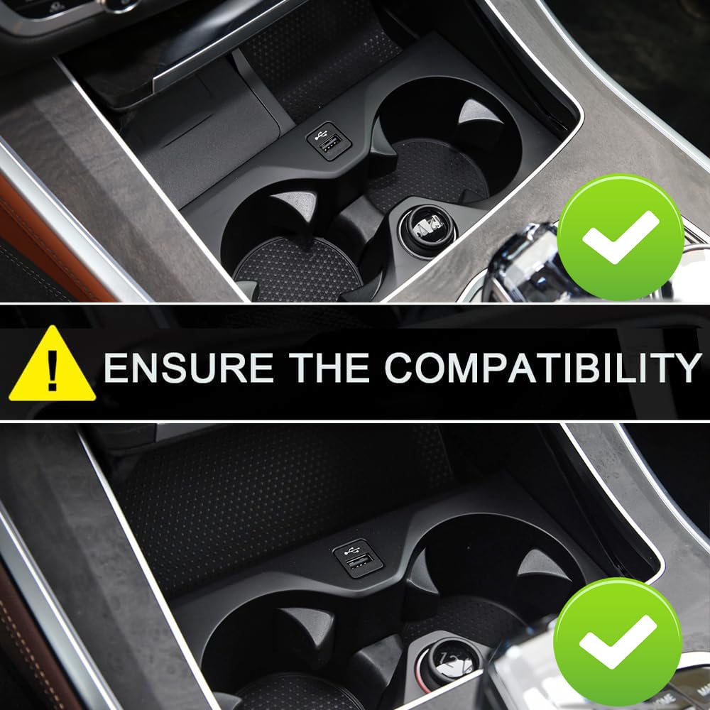 15W Qi Fast Wireless Car Charger Pad for BMW X5/X5M X6/X6M G05/G06 (2019-2020) - Center Console Accessory Panel with NFC Support | Perfect for Road Trips & Daily Commutes