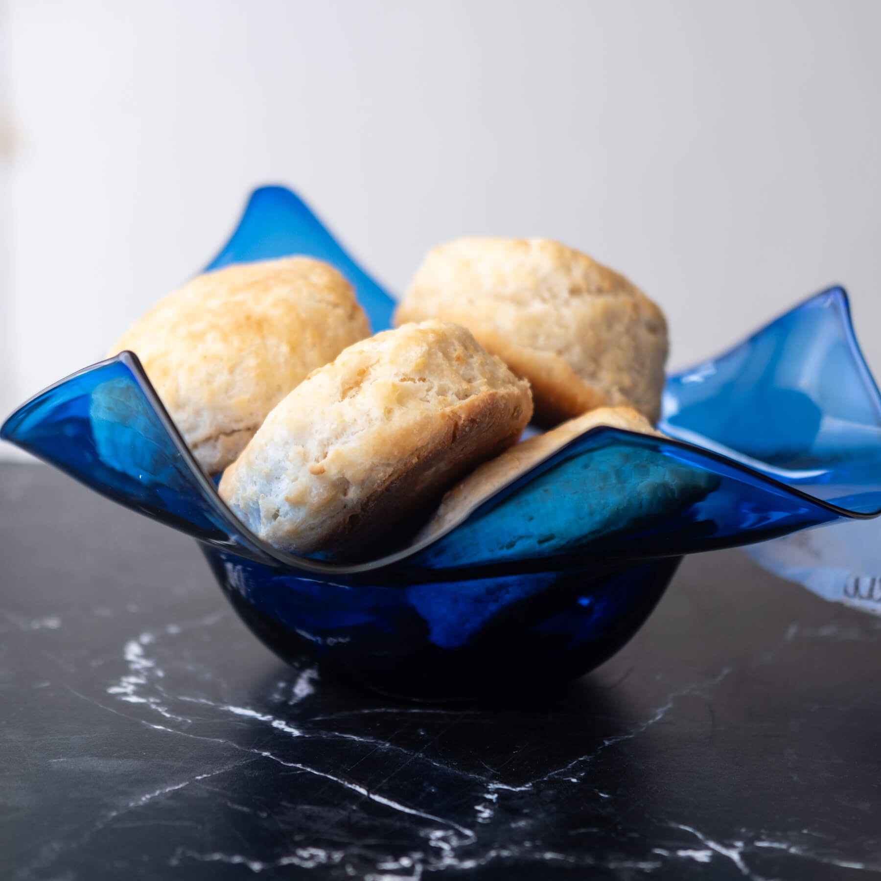 2427 Cobalt Biscuit Bowl - Durable Ceramic Serving Bowl for Soup, Salad, Pasta - Perfect for Dining, Entertaining & Kitchen Decor