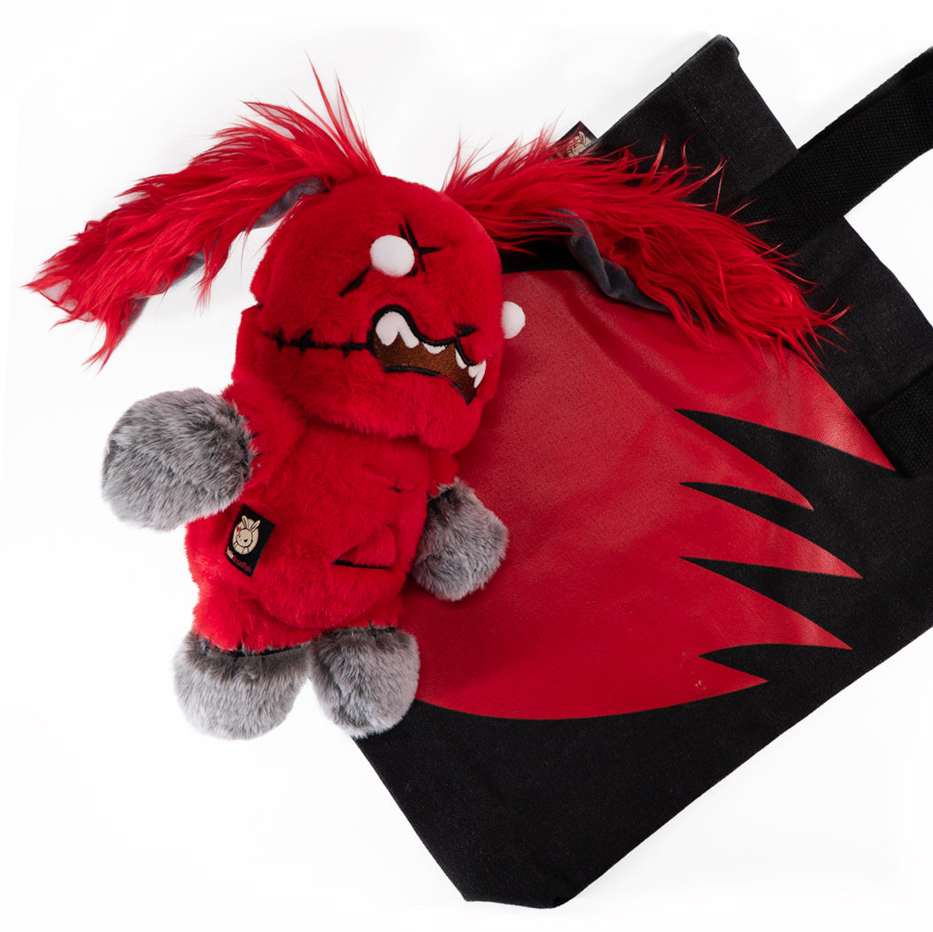 Plushie Dreadfuls Rage Rabbit Stuffed Animal - Soft Emotional Support Toy for Stress Relief & Anger Management | Perfect for Therapy, Gifts & Home Decor