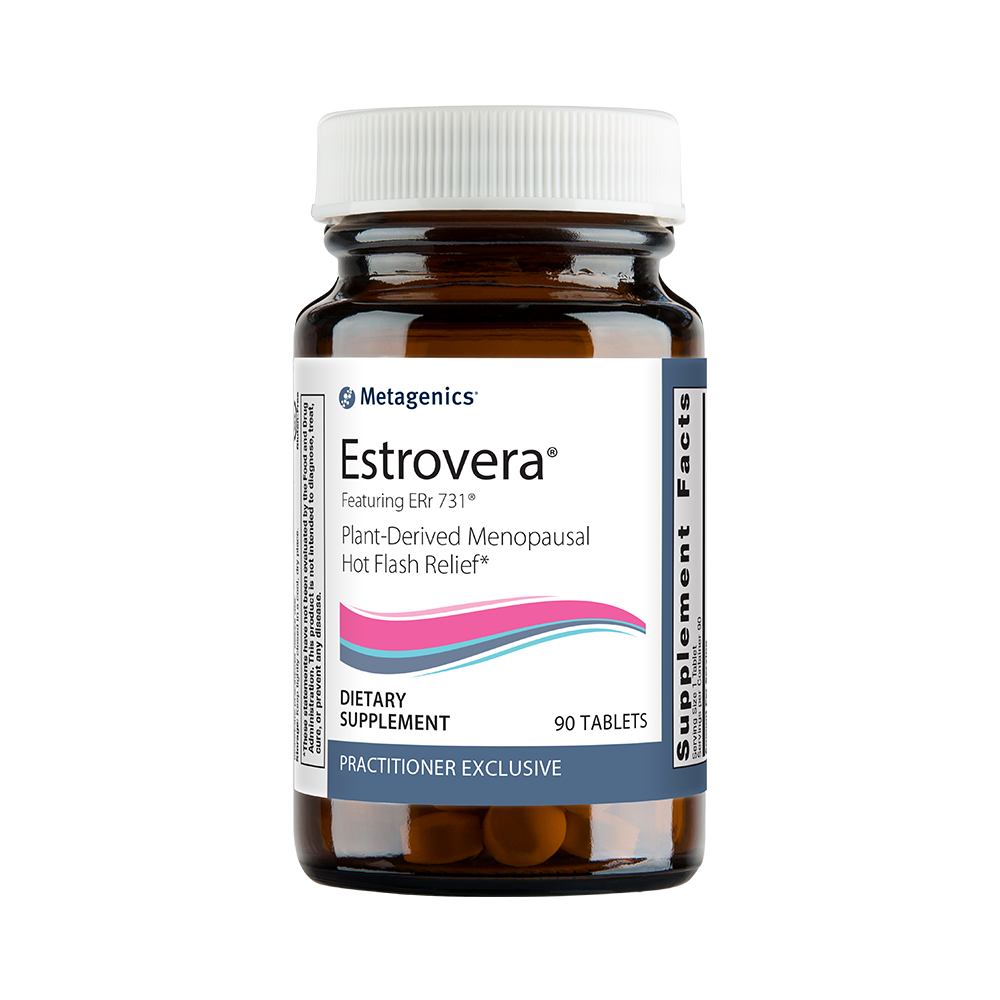 Meta Estrovera 30Ct - Natural Menopause Relief Supplement for Women - Hot Flash & Hormone Balance Support - Daily Use for Perimenopause & Postmenopause Comfort