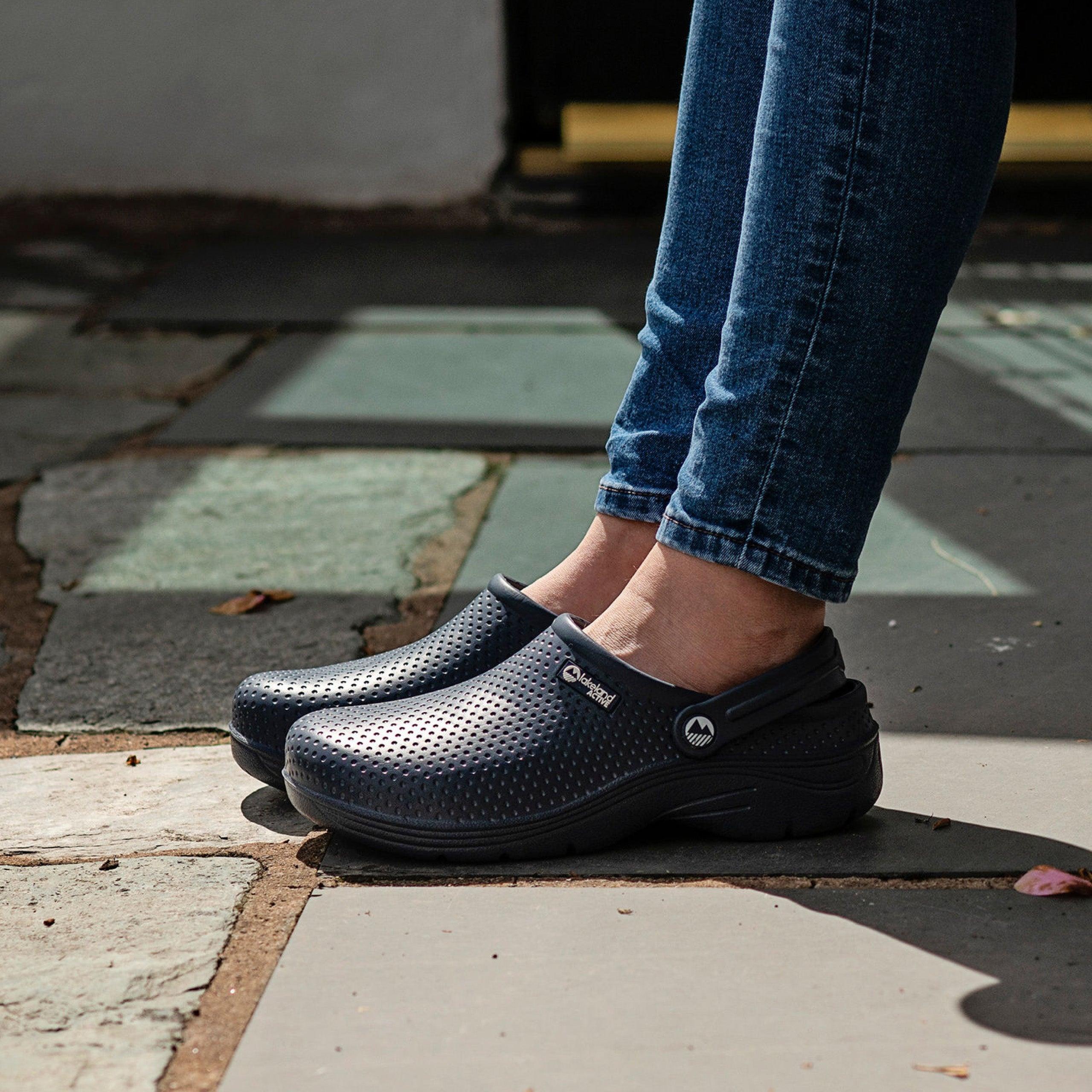 Women's Classic Garden Clogs - Comfortable Slip-Resistant Rubber Clogs for Gardening, Yard Work & Outdoor Activities