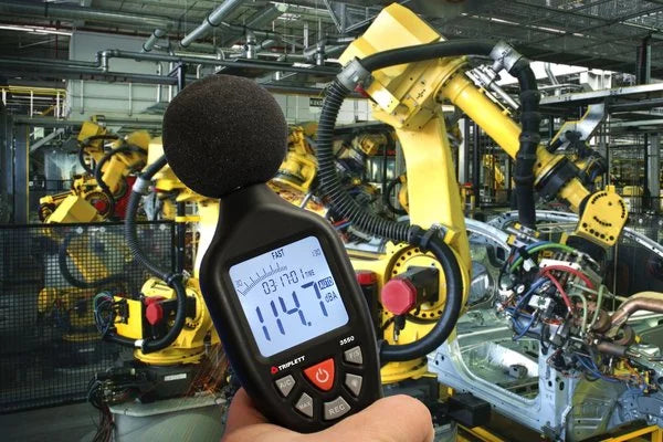 SoniChek Pro Professional Compact Sound Level Meter - 30-130dB Range, 31.5Hz-8kHz Frequency - Noise Measurement Device for Home, Studio & Workplace Safety