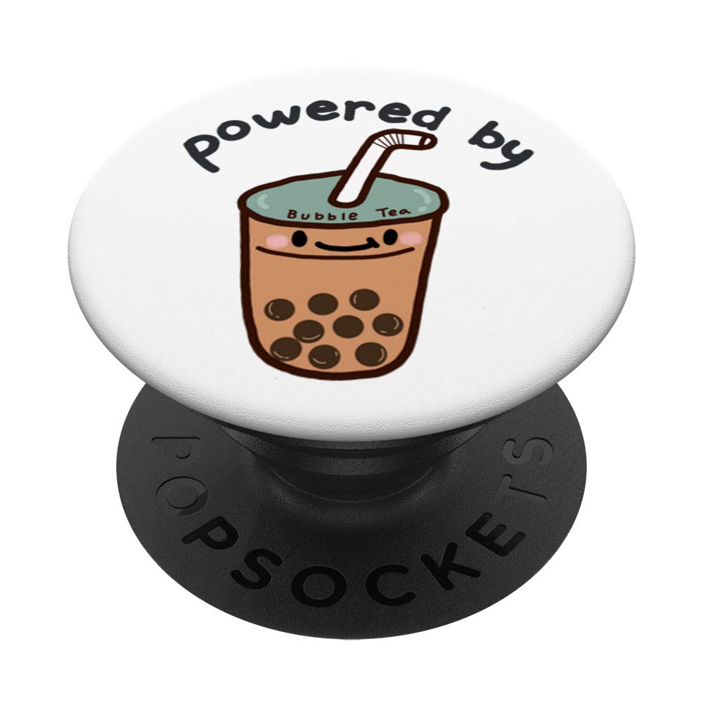 Bubble Tea PopSockets PopGrip - Cute Boba Milk Tea Graphic Phone Grip with Swappable Base for iPhone, Samsung & Tablets | Perfect for Bubble Tea Lovers & Kawaii Accessories