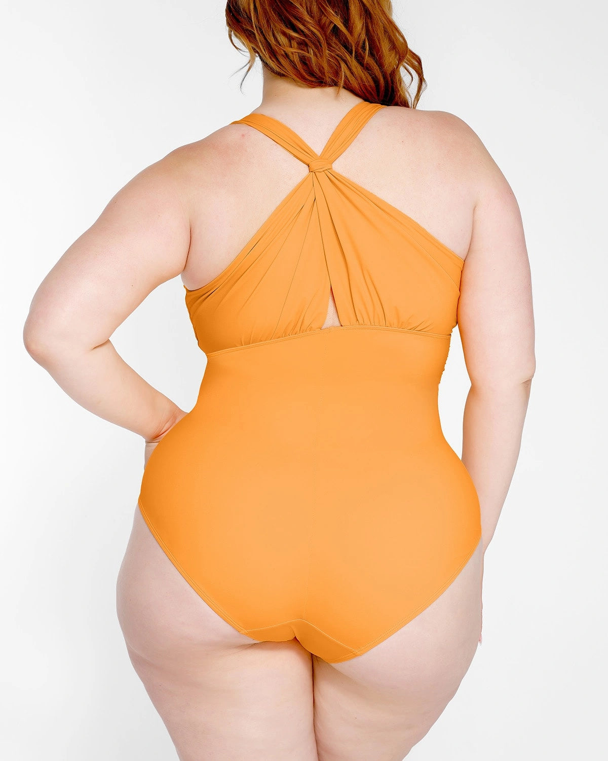 Smart Sculpt Ruched Twist Front Shaping Swimsuit - Slimming One Piece Bathing Suit for Women - Perfect for Beach Vacations, Pool Parties & Summer Getaways