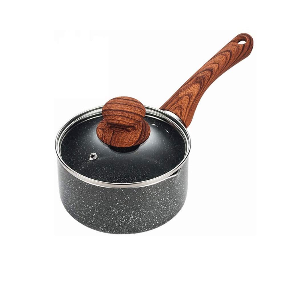 Nonstick Dishwasher Safe Soup Stock Pot - 5QT/6QT Heavy Duty Cookware with Lid, Non Stick Cooking Pan for Soup, Stew, Pasta - Perfect for Home Kitchen & Restaurant Use