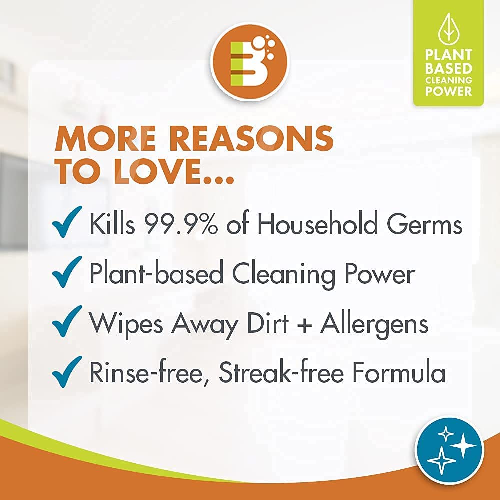 Boulder Clean Disinfecting Wipes - Fresh Lemon Scent, Eco-Friendly Multi-Surface Cleaning Wipes | Kills 99.9% Germs, Antibacterial for Home, Office & Travel | 72 Count (Pack of 4) - Perfect for Kitchens, Bathrooms, Gym Equipment & Baby Items