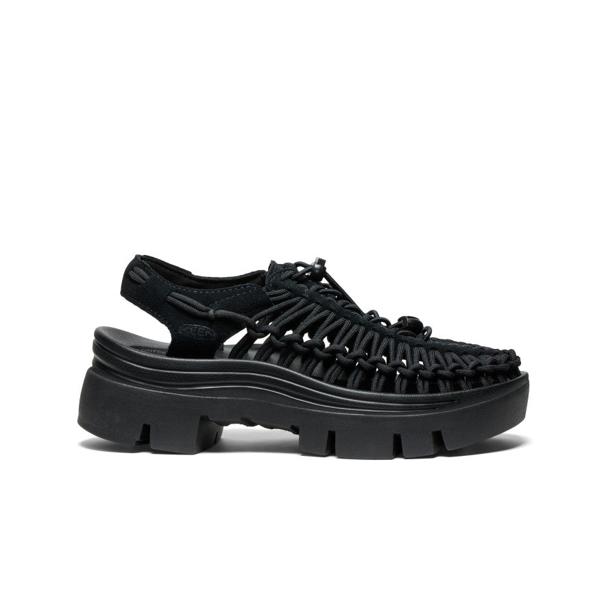Unisex UNEEK PLT Sneakers - Black/Black | Comfortable & Stylish for Walking, Running & Casual Wear