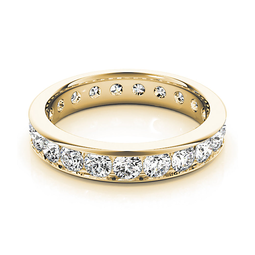 3.70 Carat Round Diamond Eternity Band Ring - Channel Set Wedding Band for Women, Perfect for Anniversary Gifts, Bridal Jewelry & Special Occasions