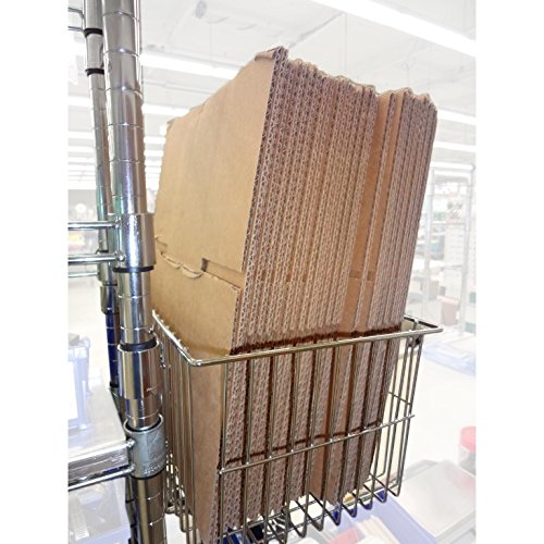 Wire Utility Basket for Shelving Inc. Wire Shelving - Durable Storage Organizer for Kitchen, Bathroom, and Garage Organization