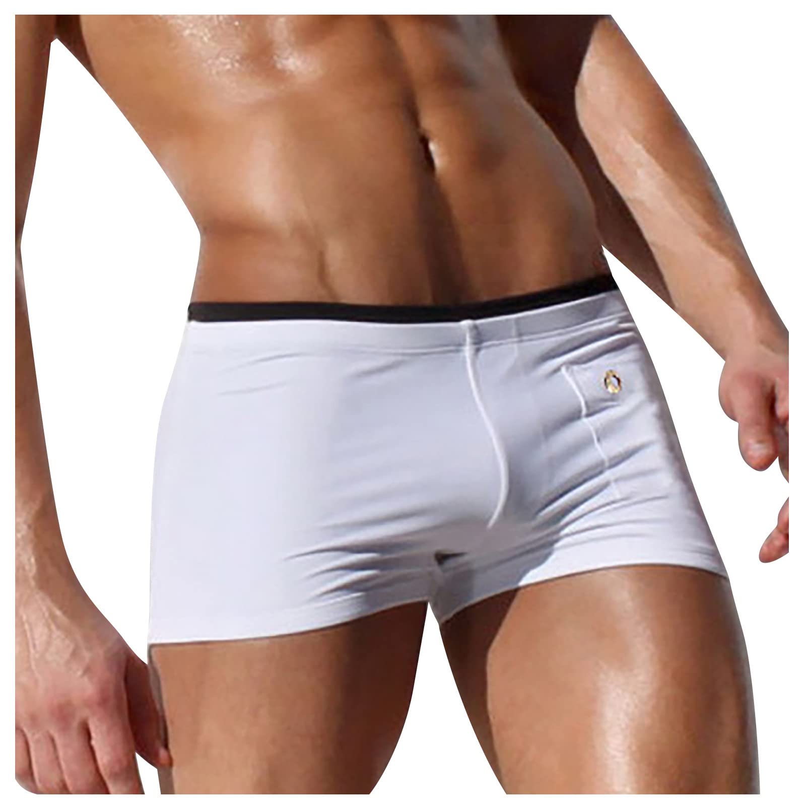 **Men's Quick-Dry Swim Trunks with Lining - Stylish Printed Beach Shorts for Swimming, Surfing & Summer Vacations**    *Perfect for Pool Parties, Beach Getaways & Water Sports*