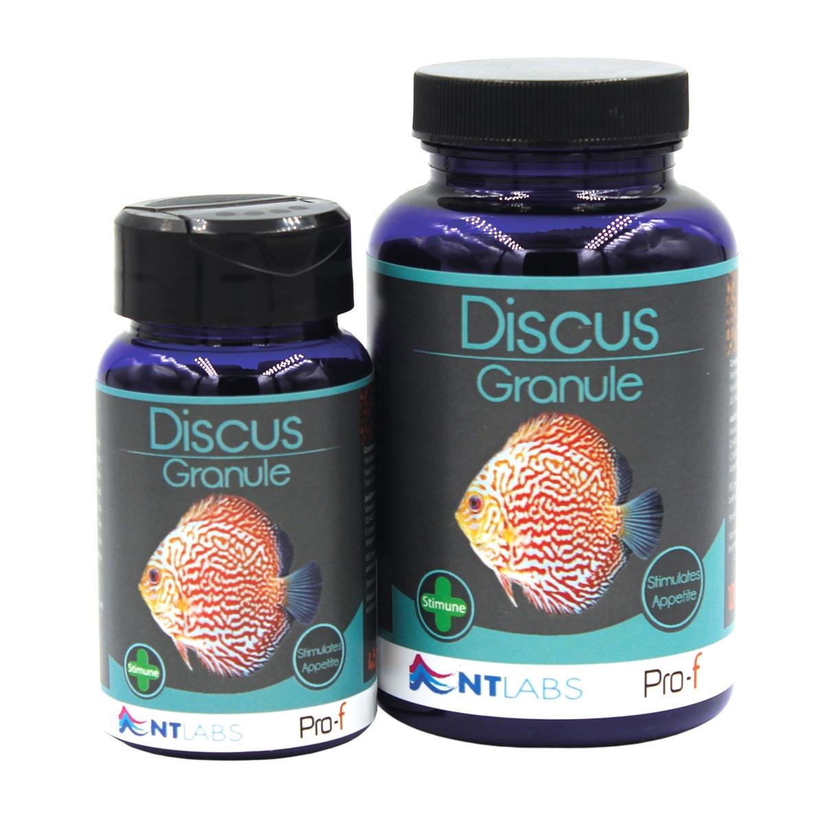 NT LABS Pro f Discus Sinking Granules - High Protein Fish Food for Discus & Tropical Fish - Ideal for Aquarium & Pond Feeding