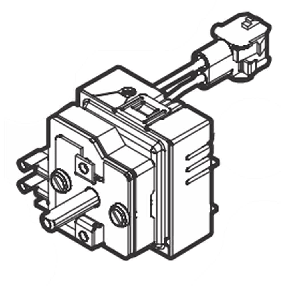 Genuine OEM 5304490134 Range Triple Surface Element Control Switch - Compatible with Major Stove Brands for Precise Cooking & Baking