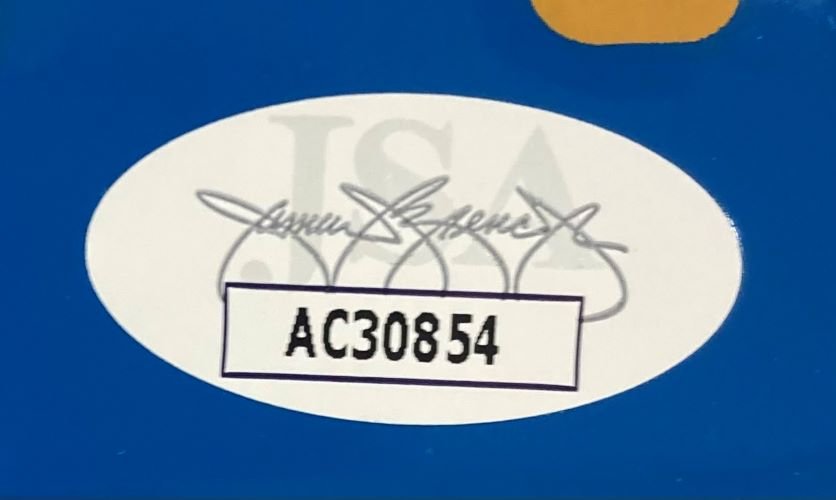 Authentic Cheech and Chong Signed MUF DVR California License Plate Prop with JSA Certificate - Perfect for Movie Memorabilia Collectors and Comedy Fans