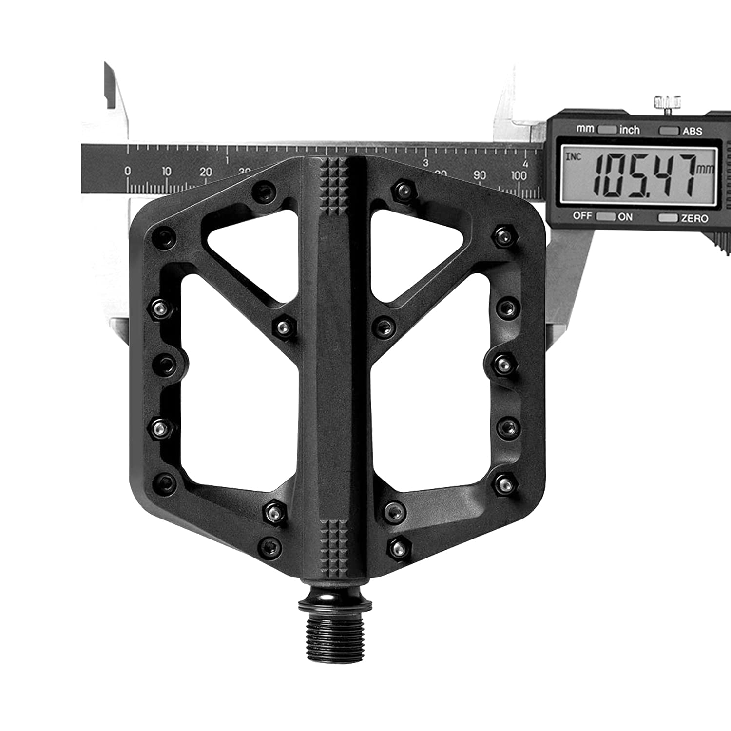 Durable Mountain Bike Pedals - Non-Slip Flat BMX/MTB Pedals for Cycling, Commuting & Trail Riding - Perfect for Road Bikes, Mountain Bikes & BMX Bikes