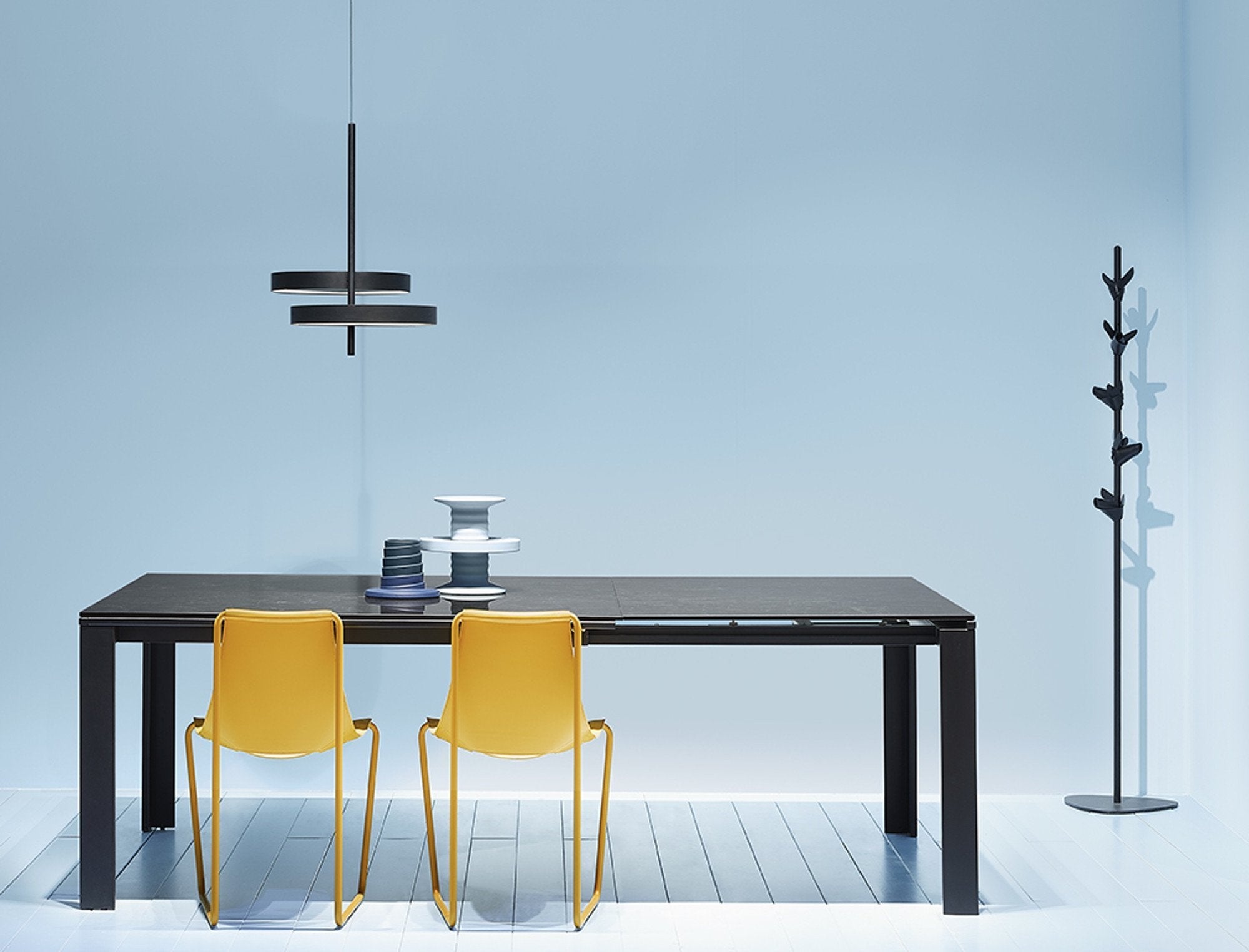 Midj Marcopolo Extendable Dining Table - Expandable Wooden Table for 6-10 People - Perfect for Family Dinners & Entertaining Guests
