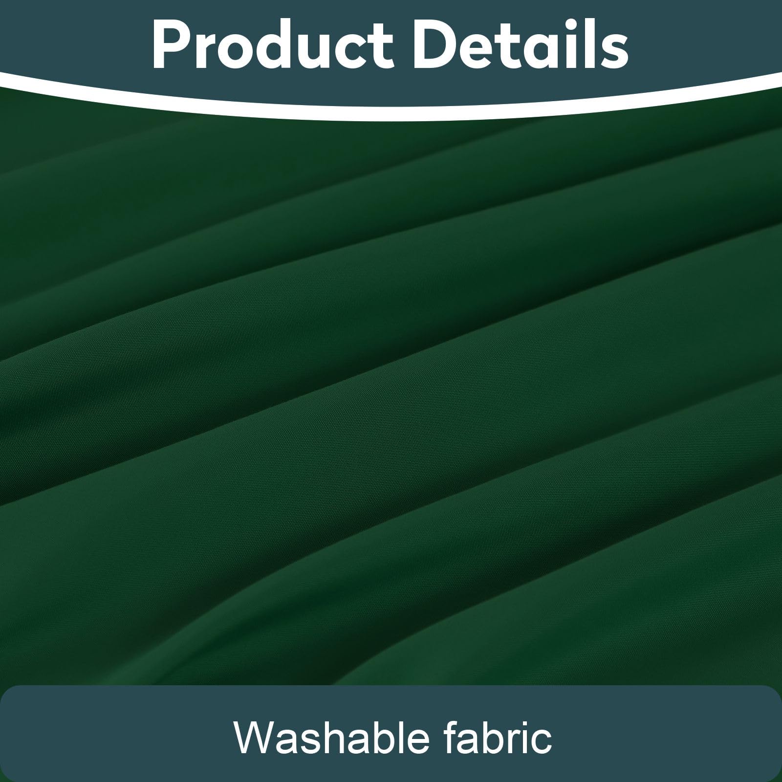Ghooss Ultra Soft Brushed Microfiber Flat Sheet (1 Pack) - Wrinkle-Free Twin Size Bed Sheet in Forest Green | Perfect for Guest Rooms, Dorms & Cozy Bedroom Decor
