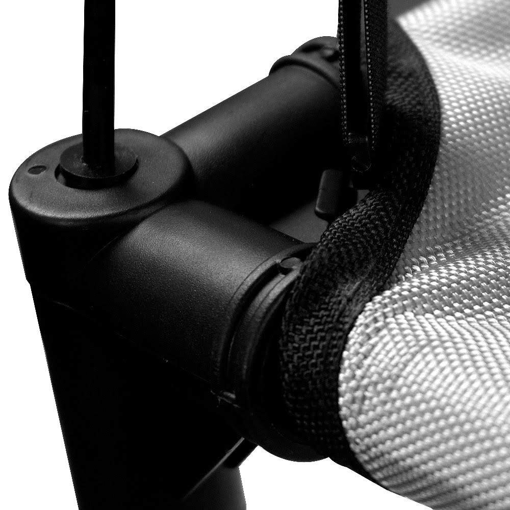 Floppy Dawg Just Chillin' Elevated Cooling Dog Bed - Breathable Mesh Cot with Removable Canopy Shade for Indoor & Outdoor Use - Lightweight Portable Pet Bed for Hot Weather, Patio, Camping & Backyard Relaxation