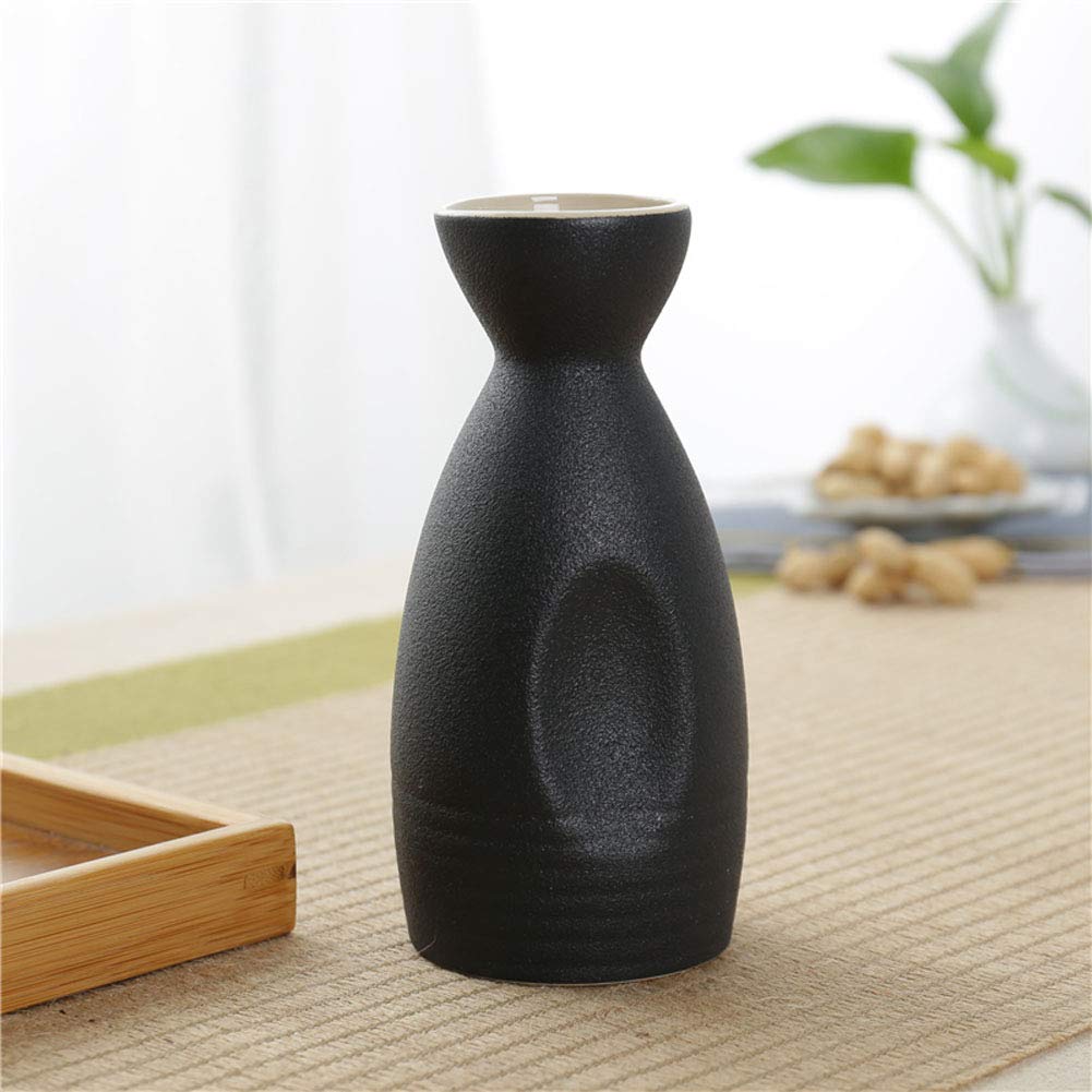Premium Japanese Sake Warmer Set - 7-Piece Traditional Porcelain Hot Saki Drink Kit with Stove, Warming Bowl, Sake Bottle & 4 Cups (Candle Not Included) - Perfect for Home Entertaining, Japanese Restaurants & Cultural Events