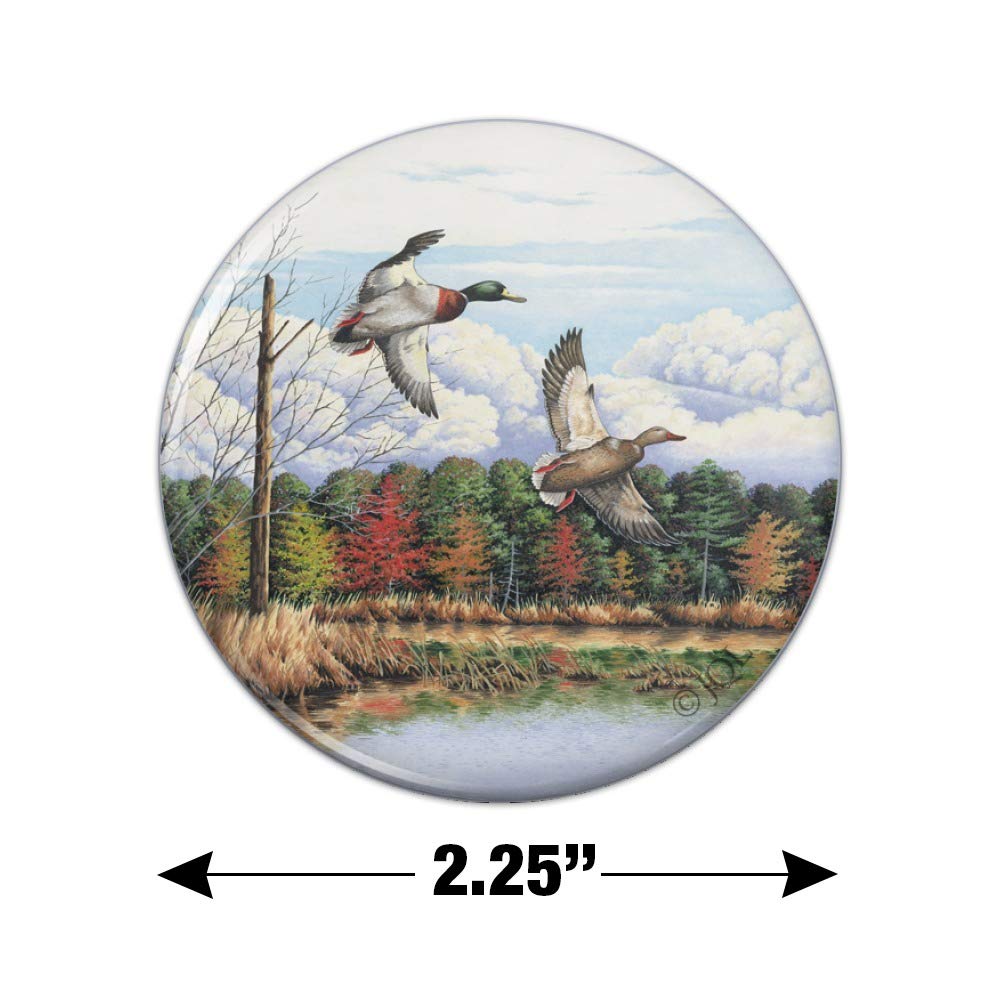Premium Mallard Duck Hunting Decal Refrigerator Magnet - Perfect for Kitchen, Office, or Cabin Decor - Great Gift for Hunters & Outdoor Enthusiasts
