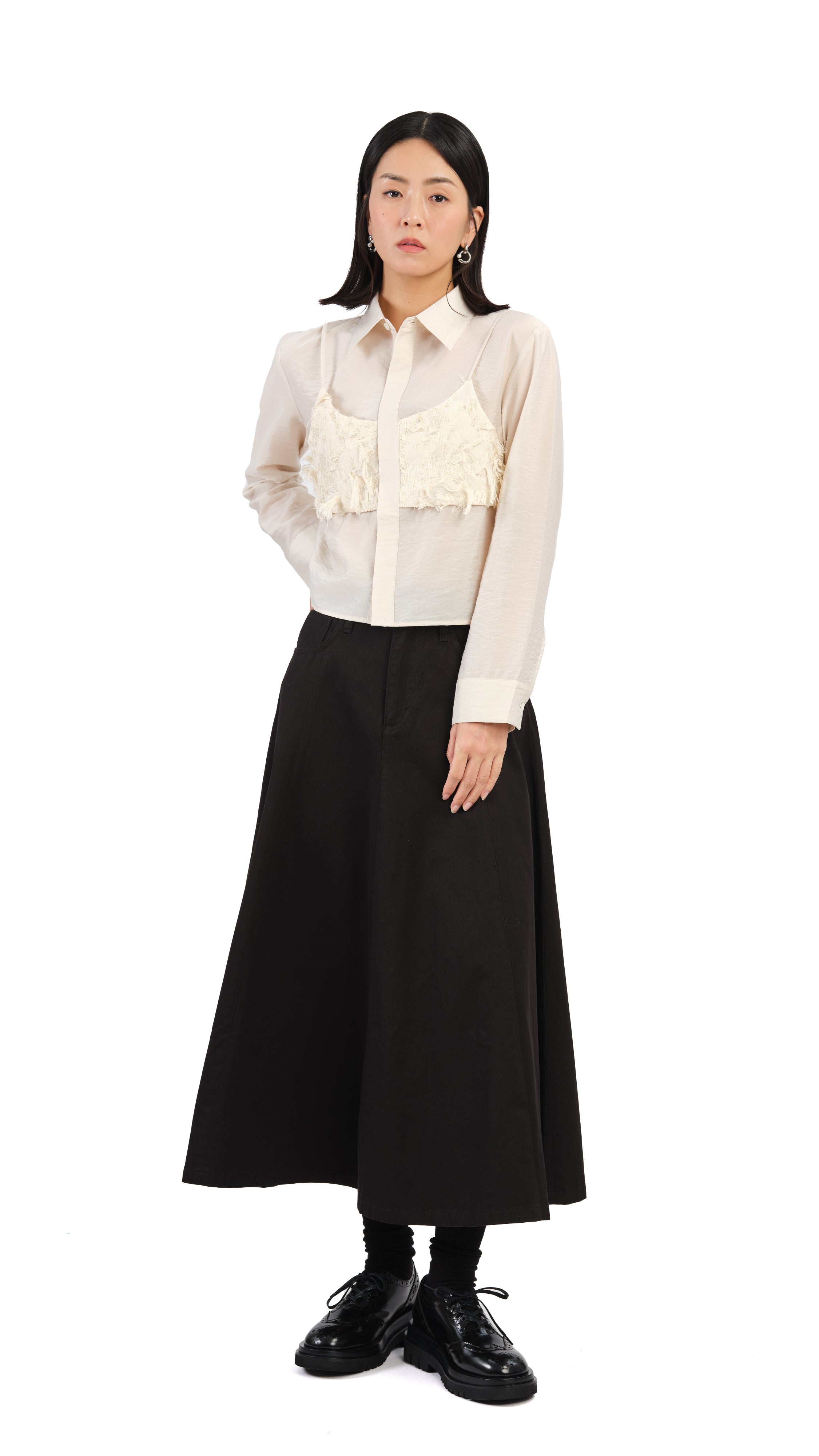 2 in 1 Stylish Jacquard Shirt for Men & Women - Elegant Button Up Blouse with Unique Pattern - Perfect for Office, Date Night & Special Occasions
