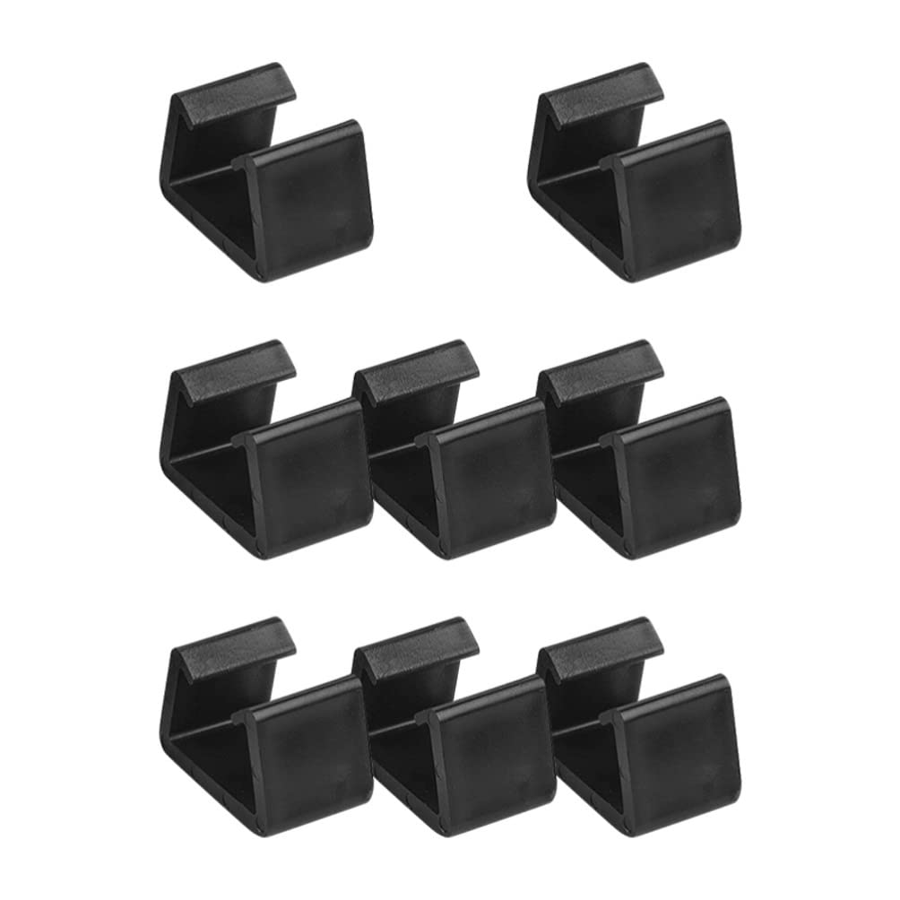 HANABASS 8-Piece Small Outdoor Patio Wicker Furniture Clips - Rattan Sofa & Chair Fasteners for Sectional Couch Connection - Perfect for Modular Outdoor Furniture, Garden, Balcony & Poolside Use
