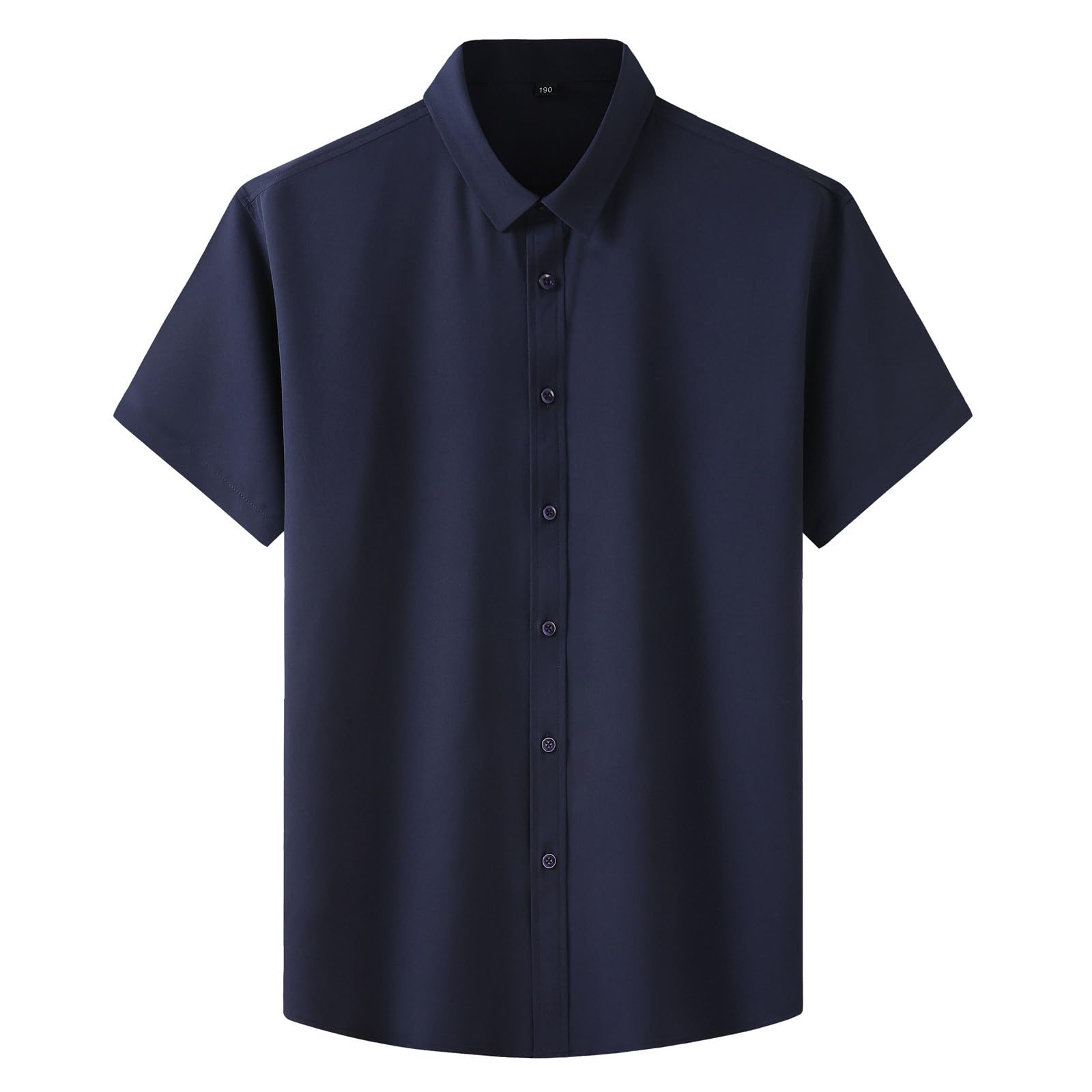 Men's Short Sleeve Button Down Dress Shirts - Wrinkle Free Business Casual Work Shirts for Summer 2024 | Office Wear & Formal Occasions