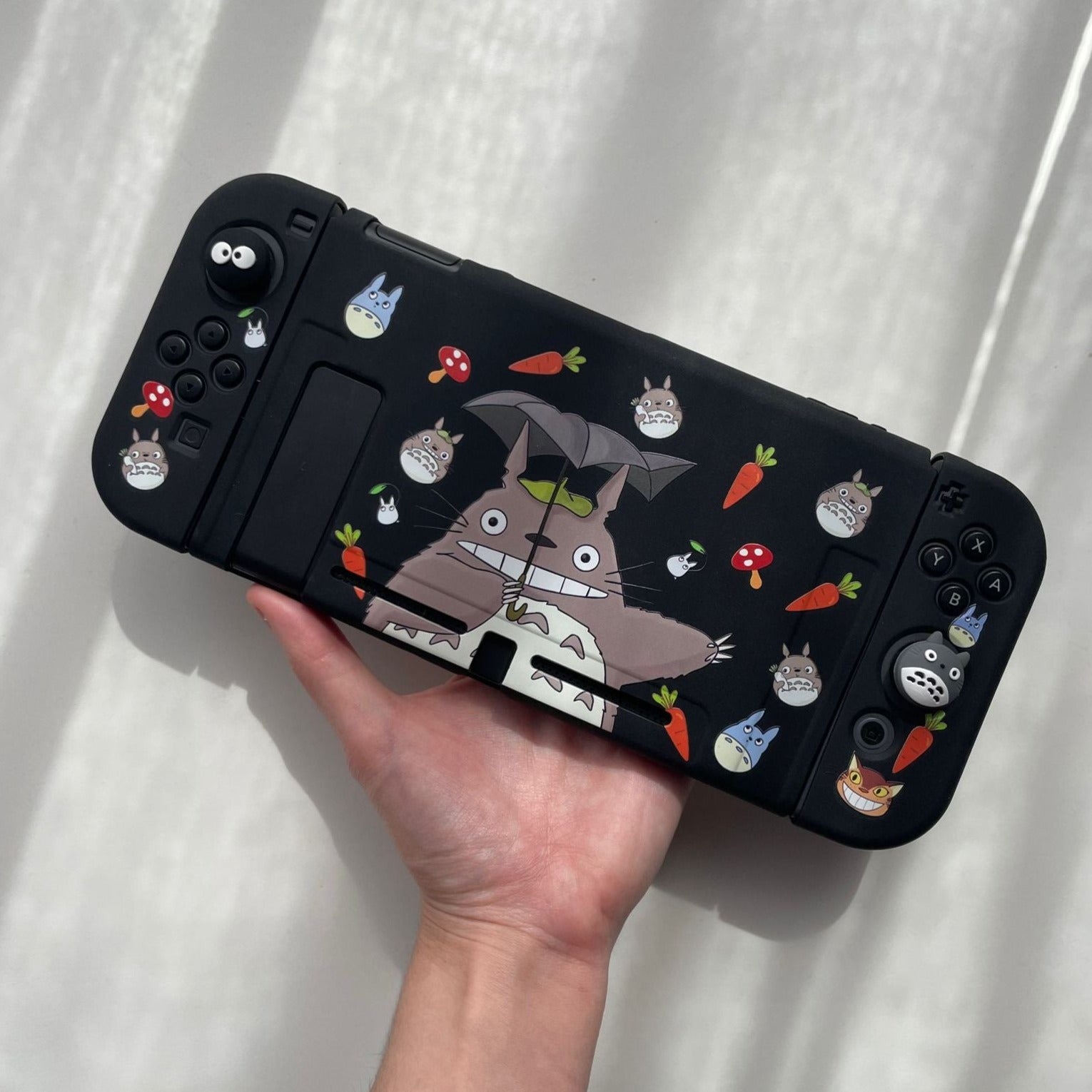 Official Totoro Themed Protective Case for Nintendo Switch - Cute Anime Design, Durable Hard Shell - Perfect for Gaming, Travel & Home Use