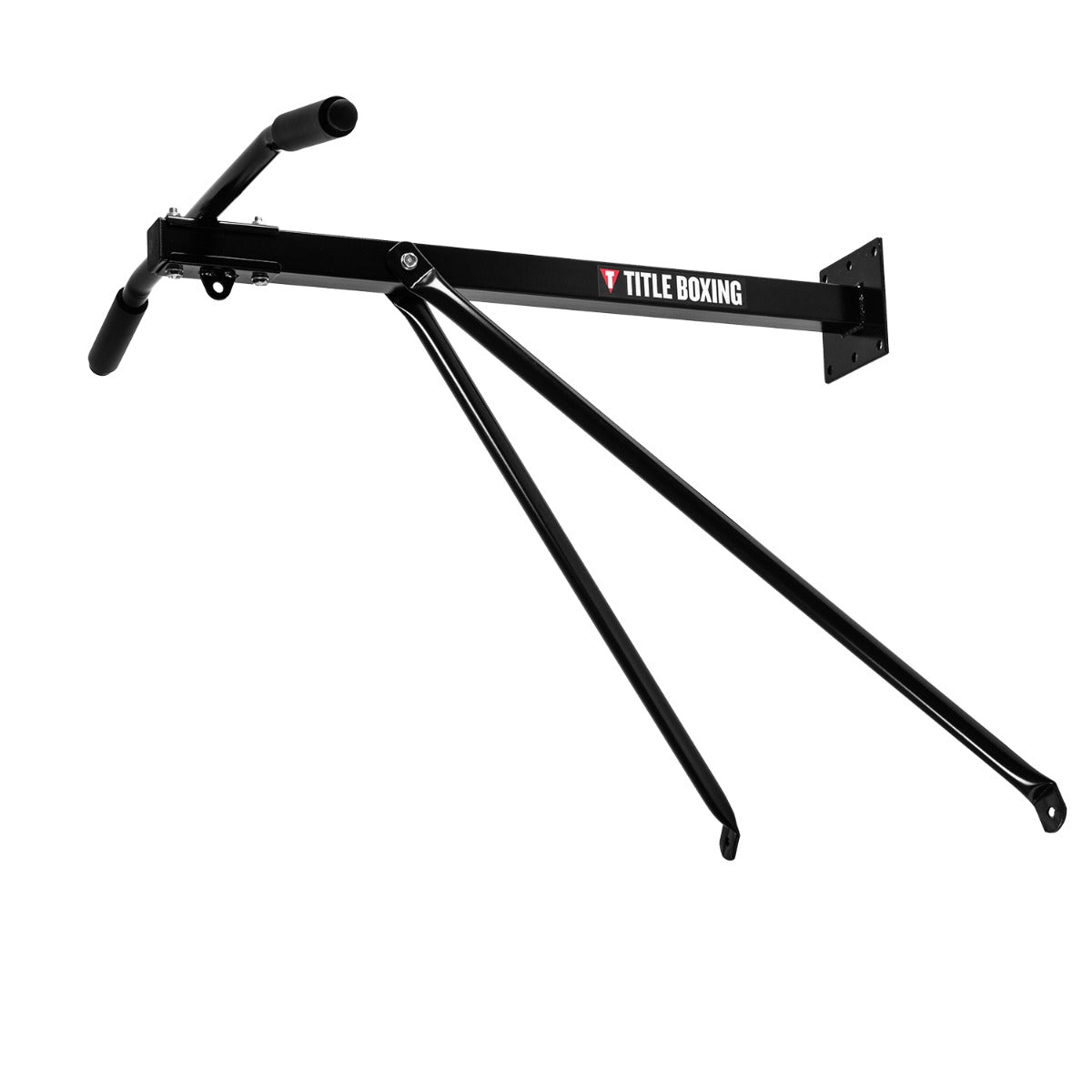 TITLE Boxing Deluxe Wall Mount Pull Up Bar & Punching Bag Hanger - Heavy Duty Home Gym Equipment for Strength Training & Boxing Workouts