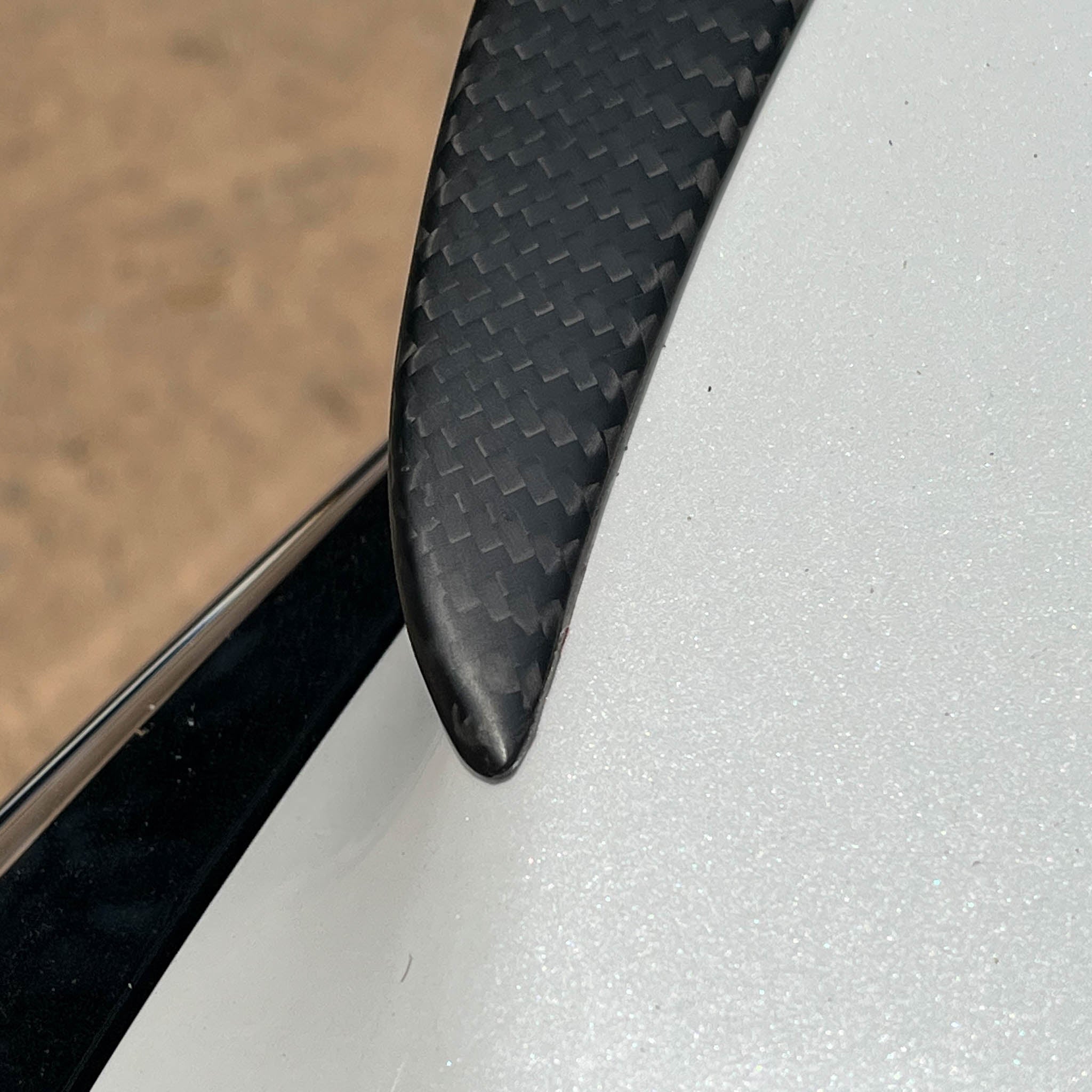Premium Real Carbon Fiber Spoiler for Tesla Model 3 (2024+) Highland Edition - Performance Style Rear Wing - Enhances Aerodynamics & Sporty Look for Street Racing & Car Shows